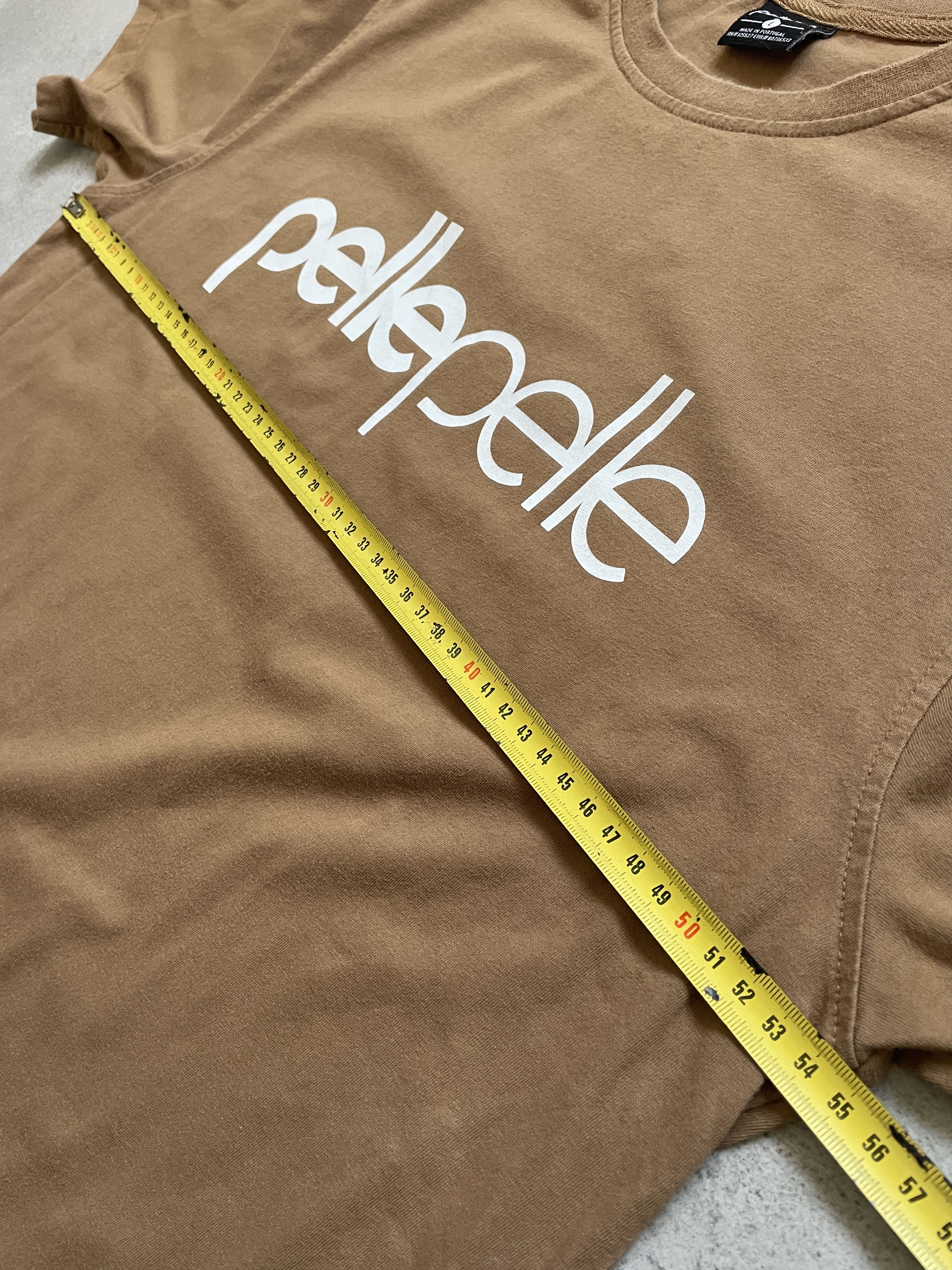 Pelle Pelle Y2K PELLE PELLE BROWN BEIGE RAP HIP HOP BAGGY TEE Size US L / EU 52-54 / 3 - 6 Thumbnail