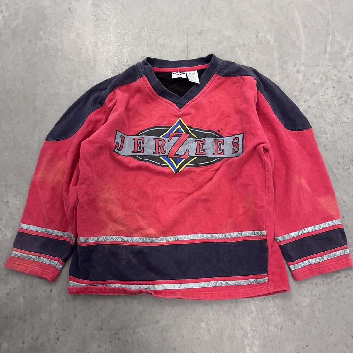 Jerzees × Vintage CRAZY Jerzees Hockey Jersey FADED to Perfection RARE M Size US M / EU 48-50 / 2 - 7 Thumbnail