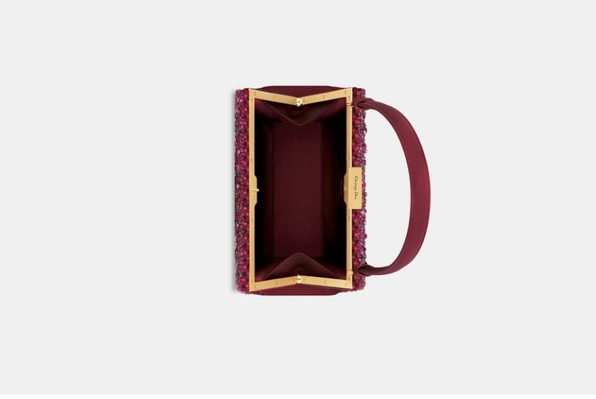 Dior o1w1db11224 Size: OS / Top Handle Bag in Burgundy Size ONE SIZE - 3 Thumbnail