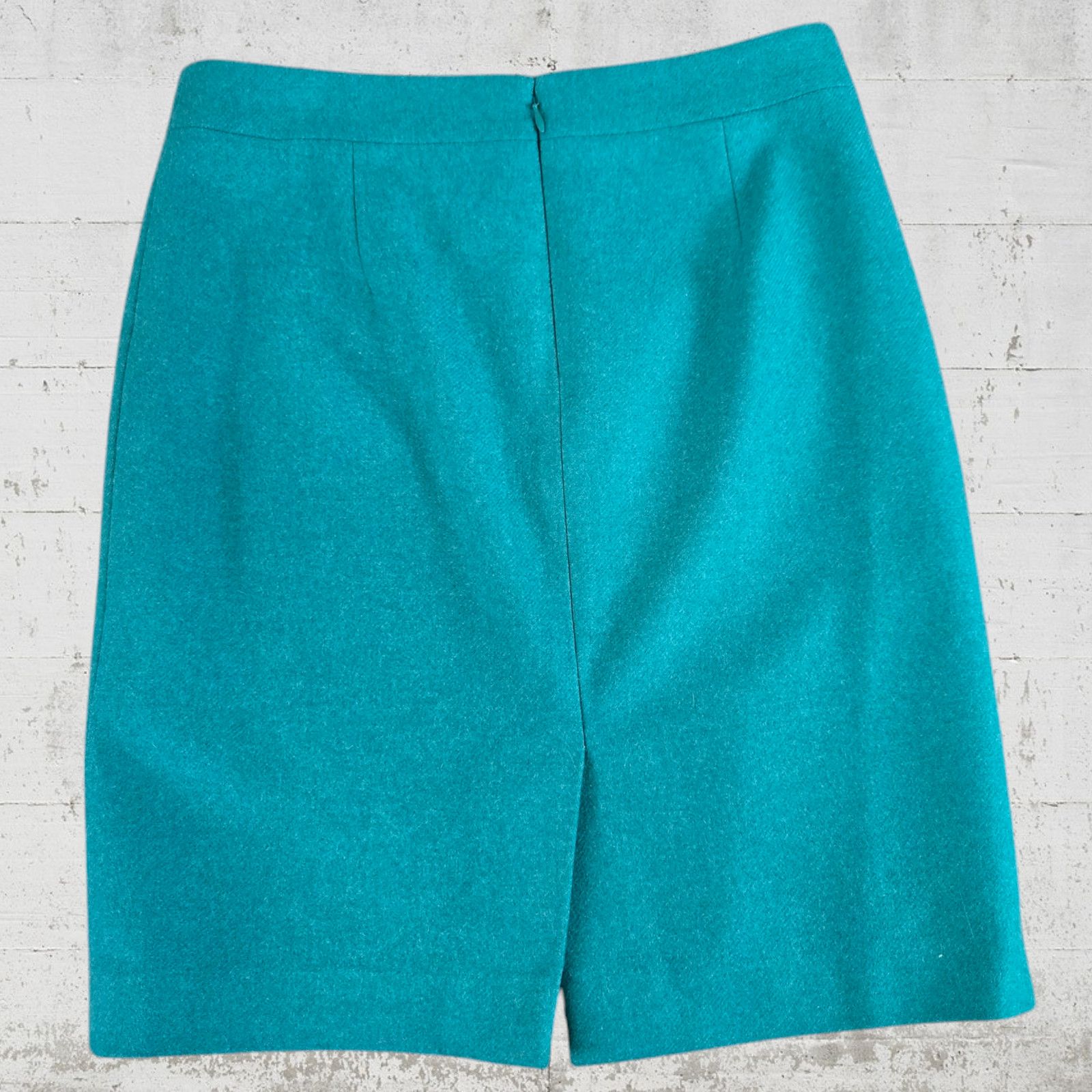 J.Crew J Crew Green Wool Blend Pencil Skirt Size 2 Size 26" / US 2 / IT 38 - 8 Thumbnail