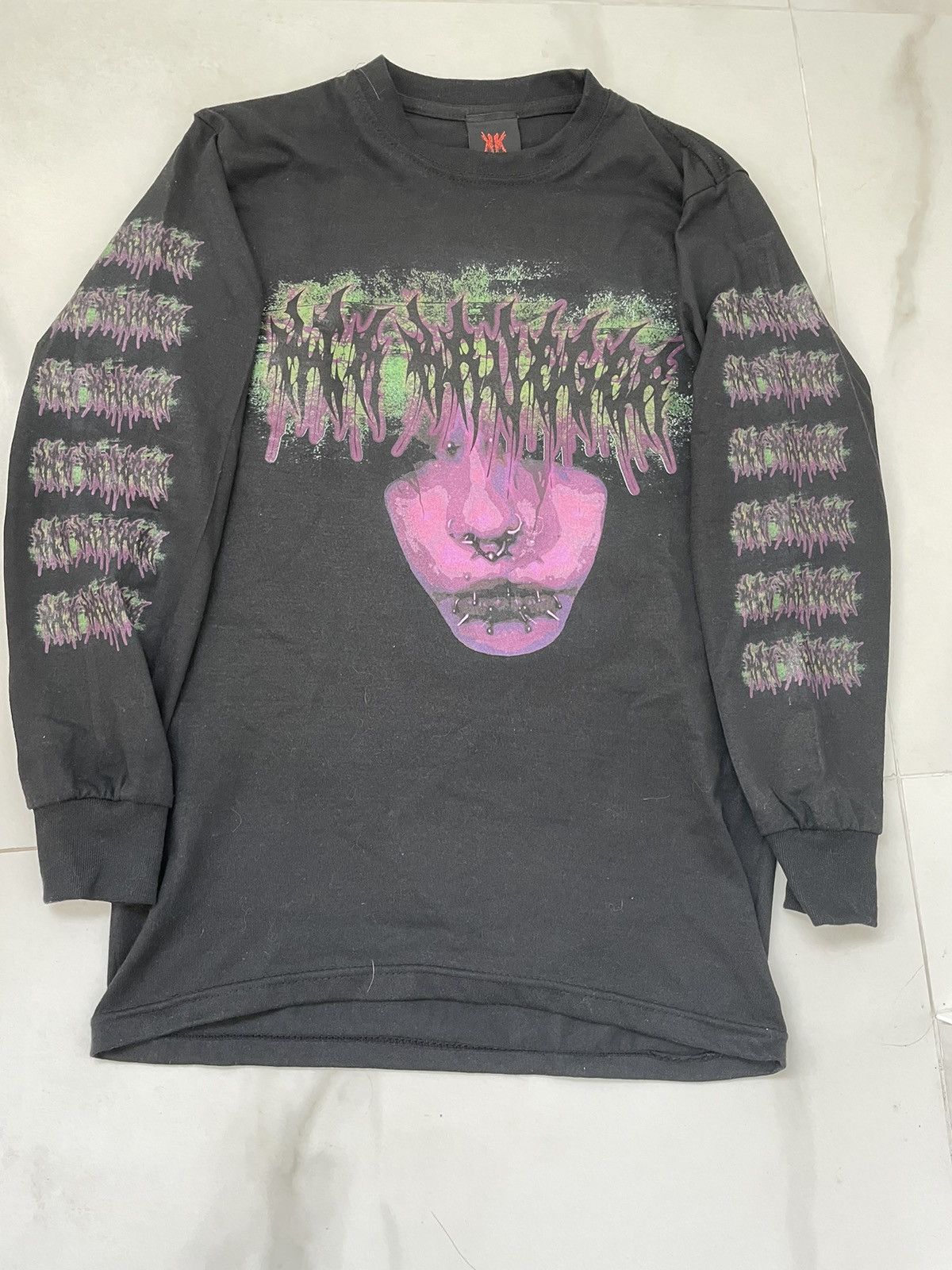 image of Kim Krueger Longsleeve Size Small in Grey, Men's