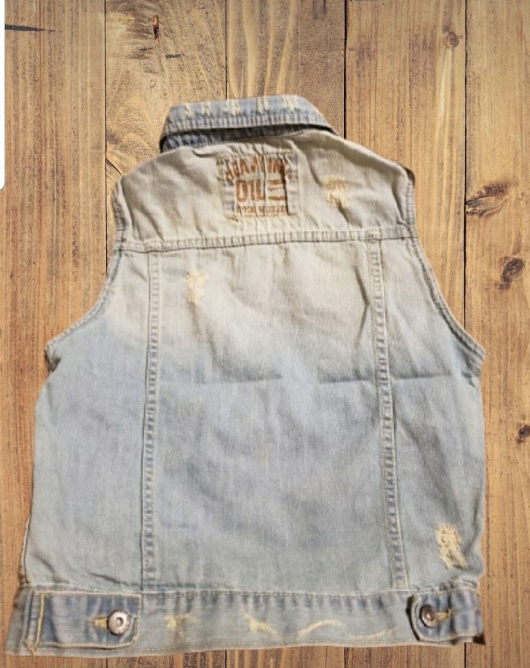 Other ESCAPISM BLUE DENIM VEST M (10-12) Y2K 90S STYLE Size M / US 6-8 / IT 42-44 - 4 Thumbnail