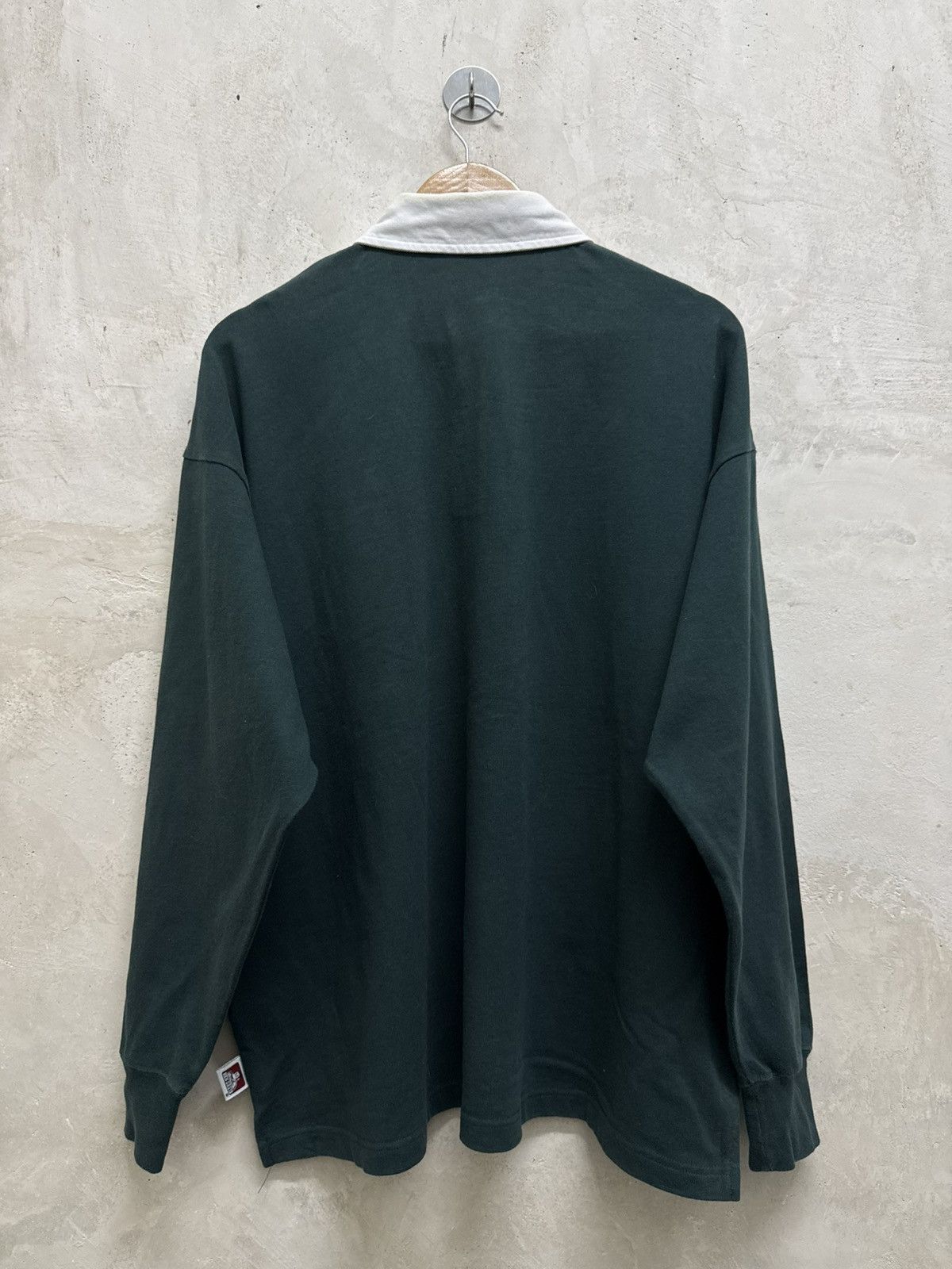 Ben Davis Ben Davis Small Logo Embroidered Long Sleeve Collar Tee Size US XL / EU 56 / 4 - 4 Thumbnail