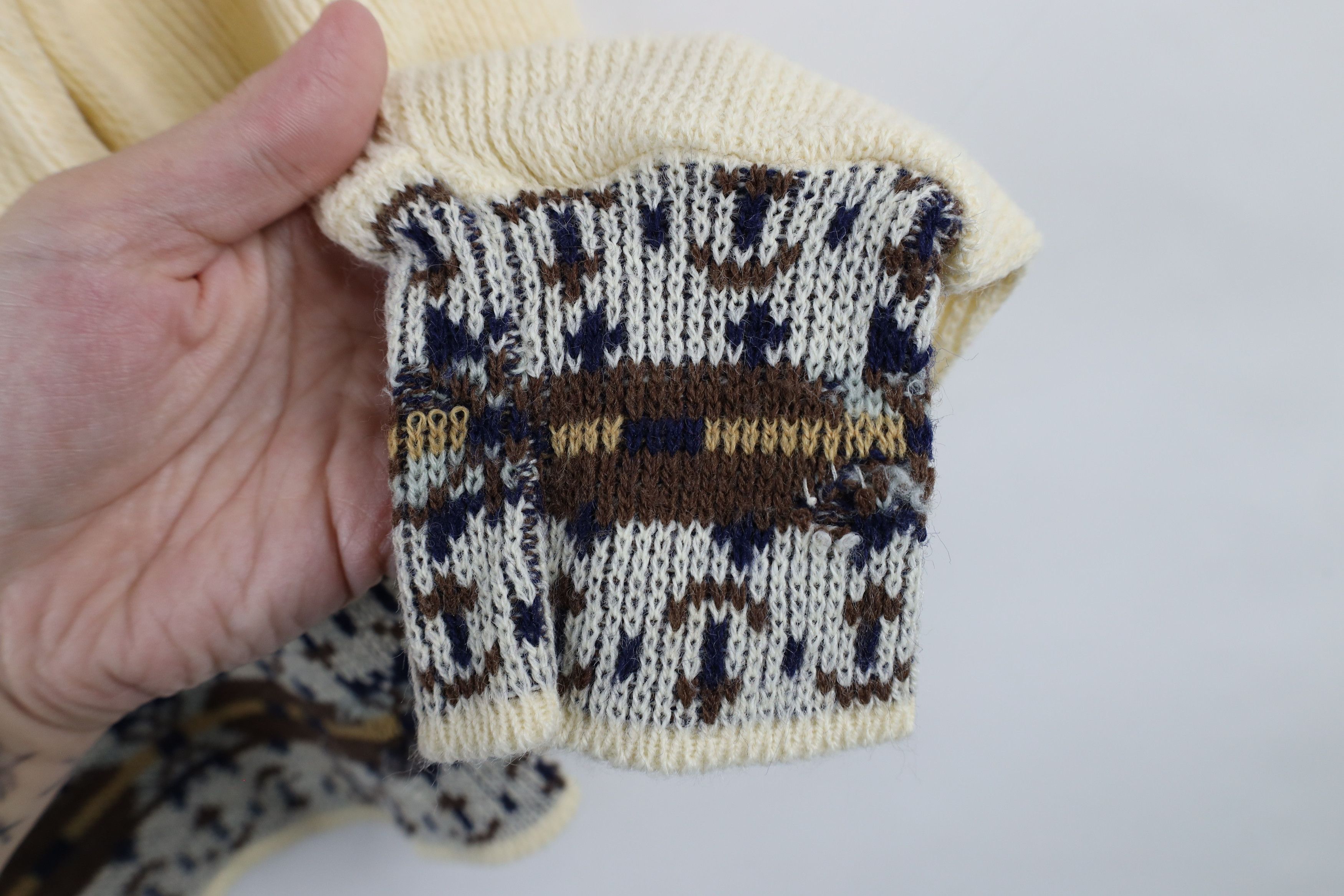 Vintage Vintage 70s Mid Century Modern MCM Ribbed Knit Sweater USA Size M / US 6-8 / IT 42-44 - 9 Thumbnail
