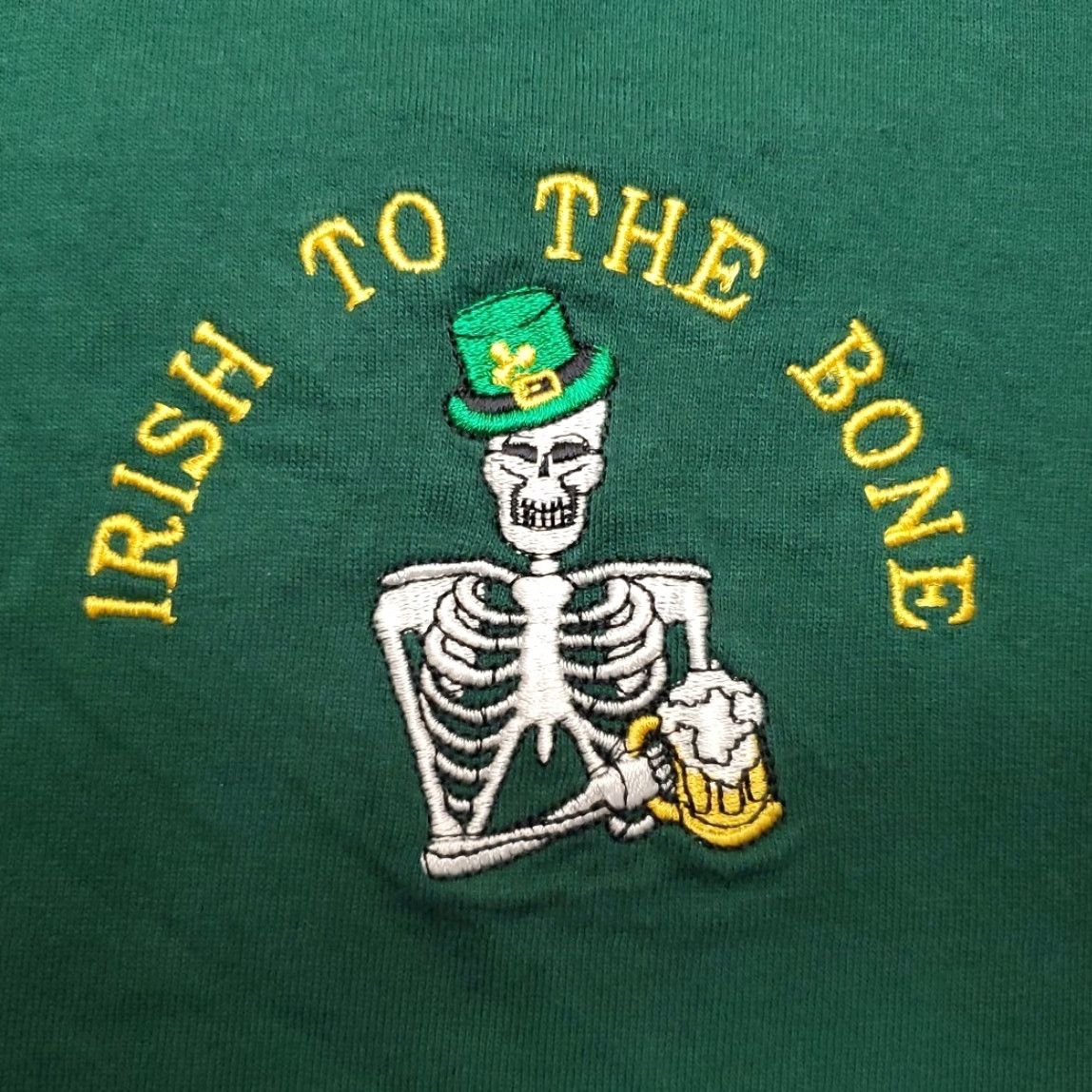 Vintage Irish Shirt Mens Large Green Crewneck Celtic Ireland St Patricks Day Skull Beer Shirt Mens L Green Celtic St Patricks Day Irish Crew Neck Men Size US L / EU 52-54 / 3 - 2 Thumbnail