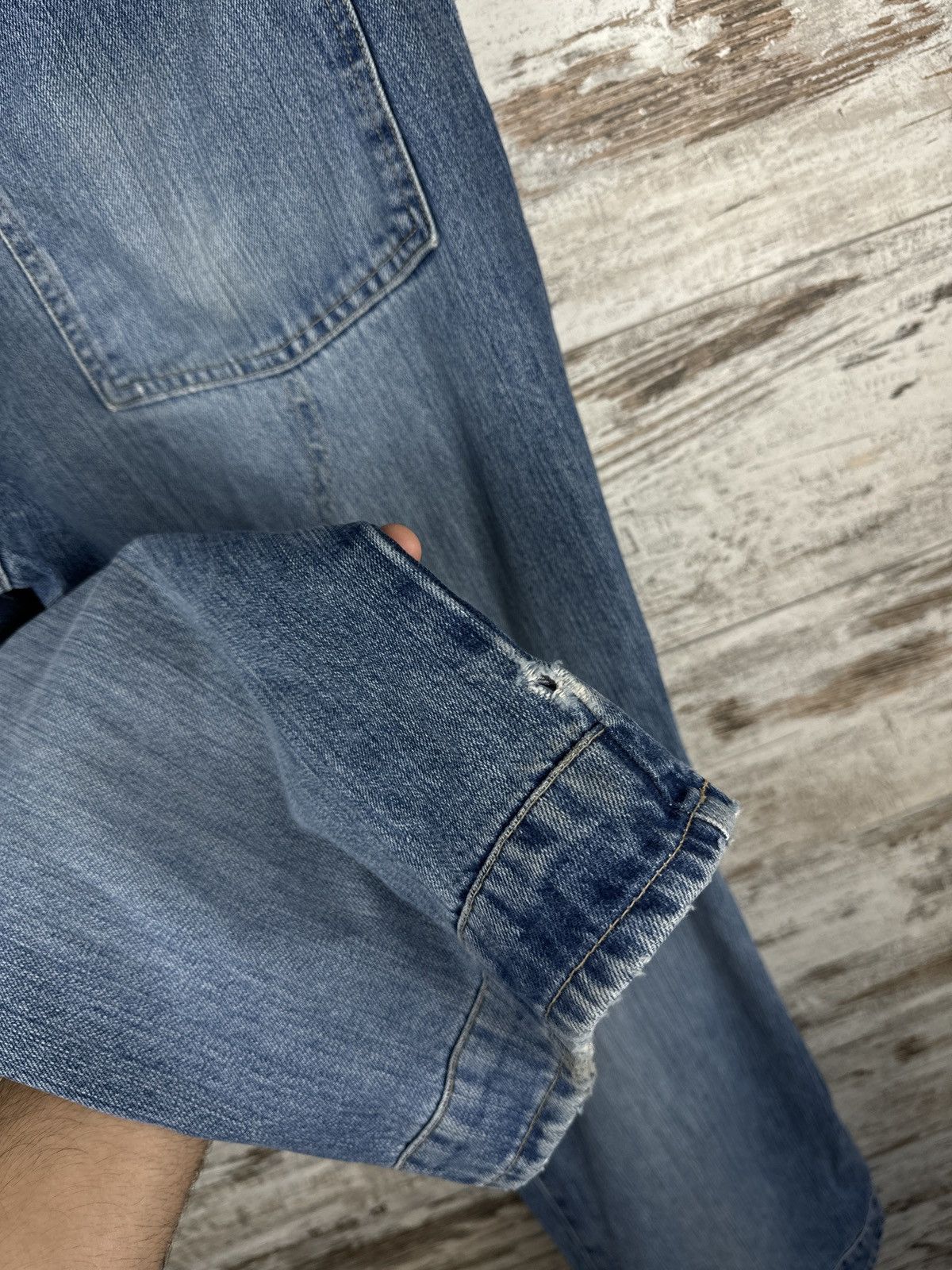 G-Star × Vintage Mens Vintage G Star Raw denim jeans Elwood 3d faded y2k rare Size US 36 / EU 52 - 20 Thumbnail