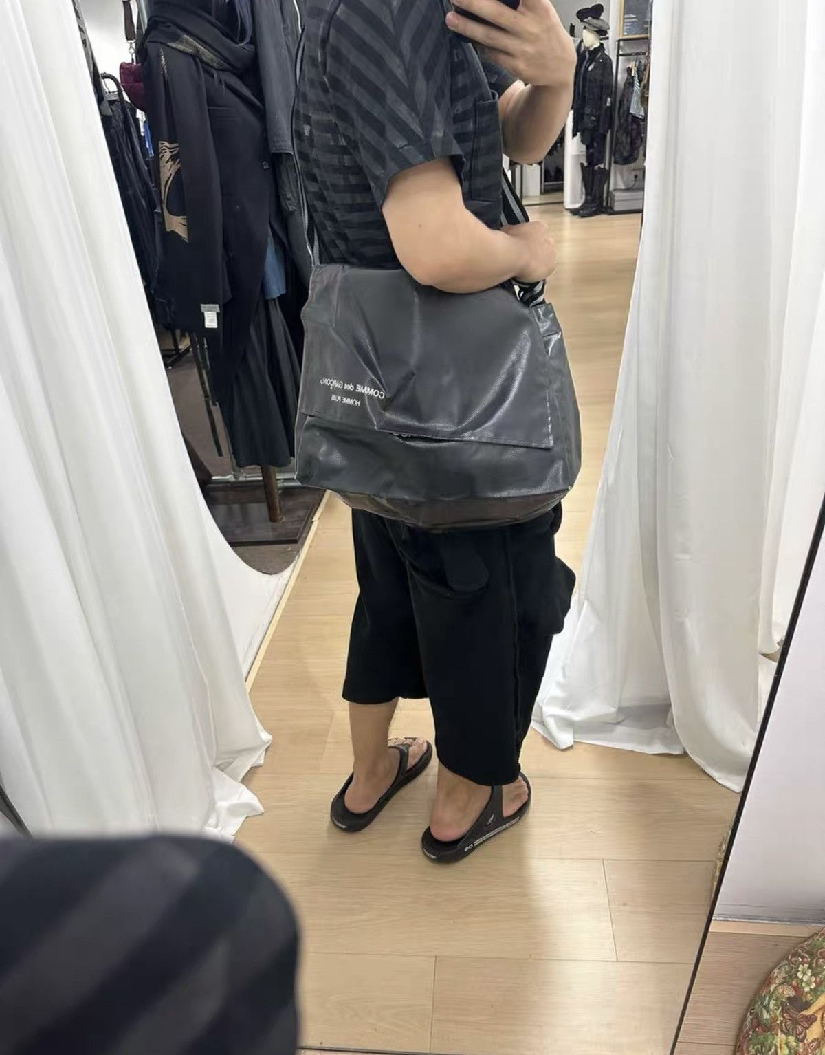 Comme des Garcons Homme Plus Comme des Garçons Homme Plus Water-Resistant Messenger Bag Size ONE SIZE - 5 Thumbnail