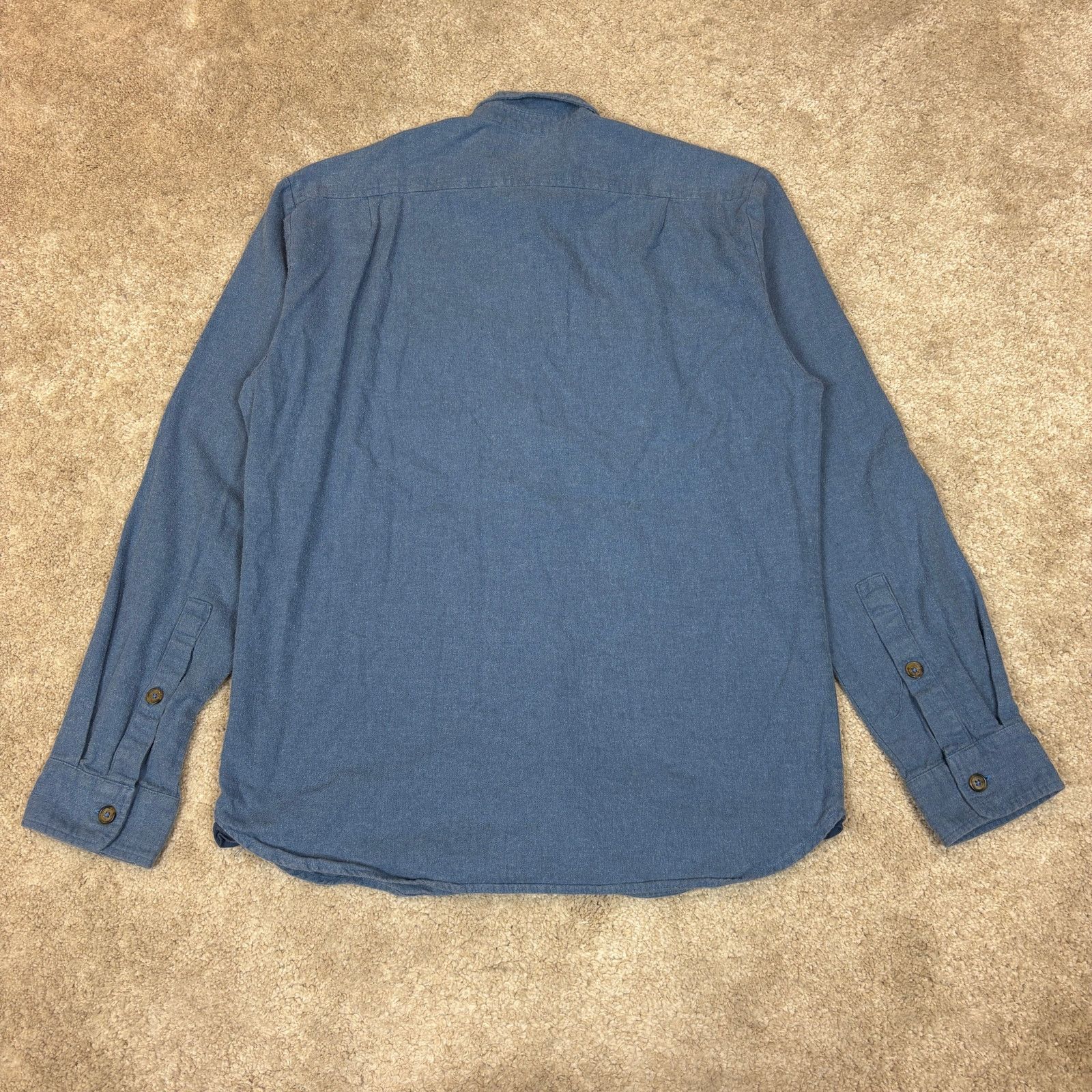 Marine Layer Marine Layer Soft Cotton Two Pocket Button Up Shirt Men's L Size US L / EU 52-54 / 3 - 3 Thumbnail