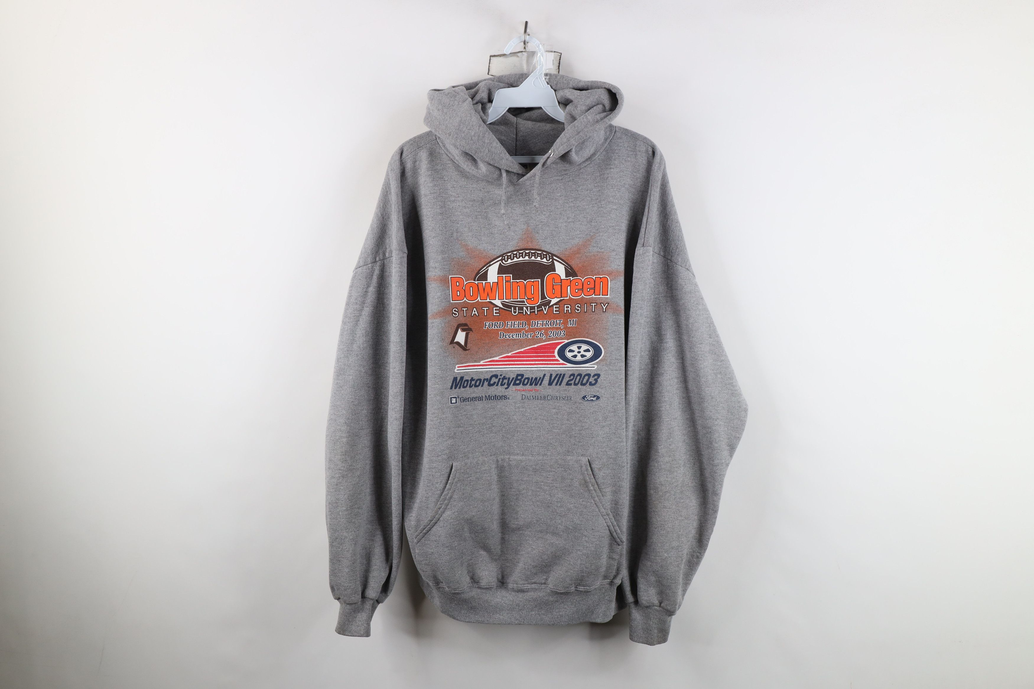 Vintage Vintage 2003 Bowling Green State University Football Hoodie Size US XL / EU 56 / 4 - 1 Thumbnail
