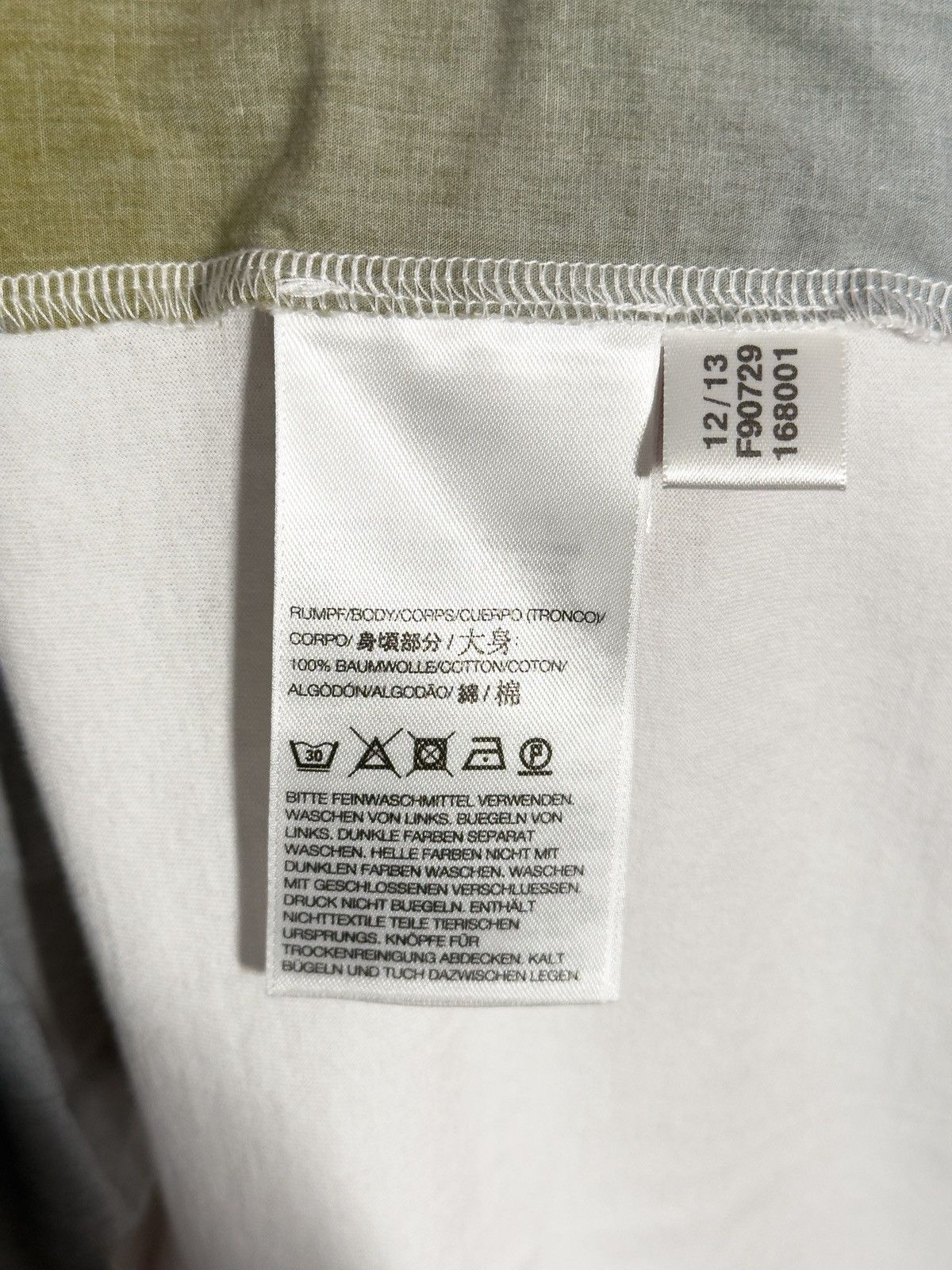Adidas × Y-3 Y-3 white/multicolor long sleeve shirt SS14 - Size M Size US M / EU 48-50 / 2 - 4 Thumbnail