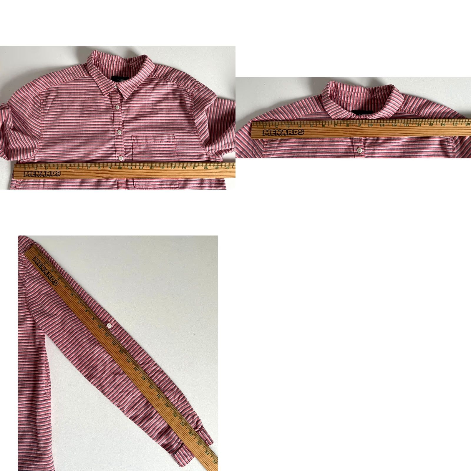 The North Face Nike Shirt Women’s Button-Up Pullover with Roll Tab Sleeves Sz S Multicolor Striped The North Face Size S / US 4 / IT 40 - 10 Thumbnail