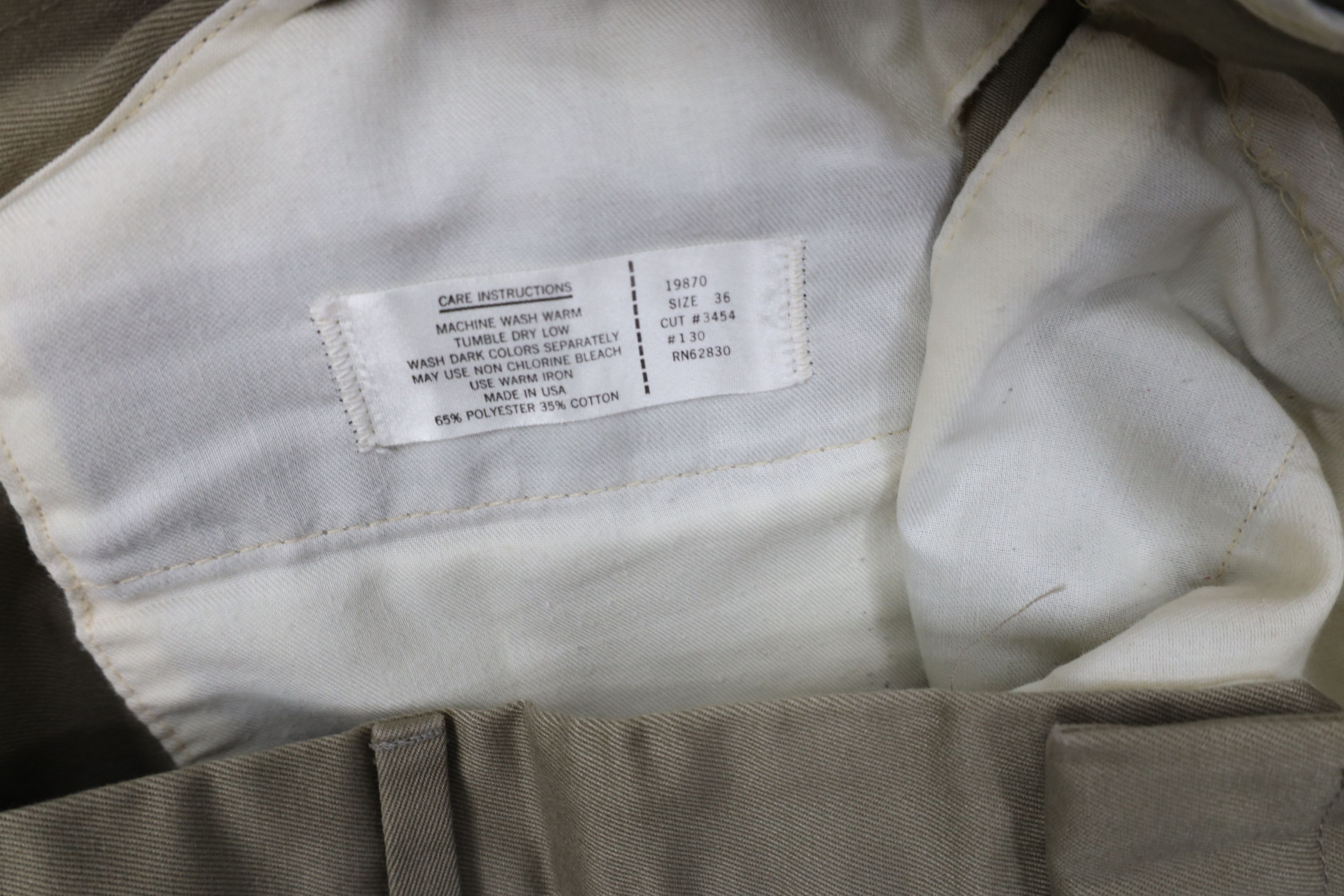 Lands' End Vintage 70s Lands End Wide Leg Chino Pants Trousers USA Size US 36 / EU 52 - 8 Thumbnail
