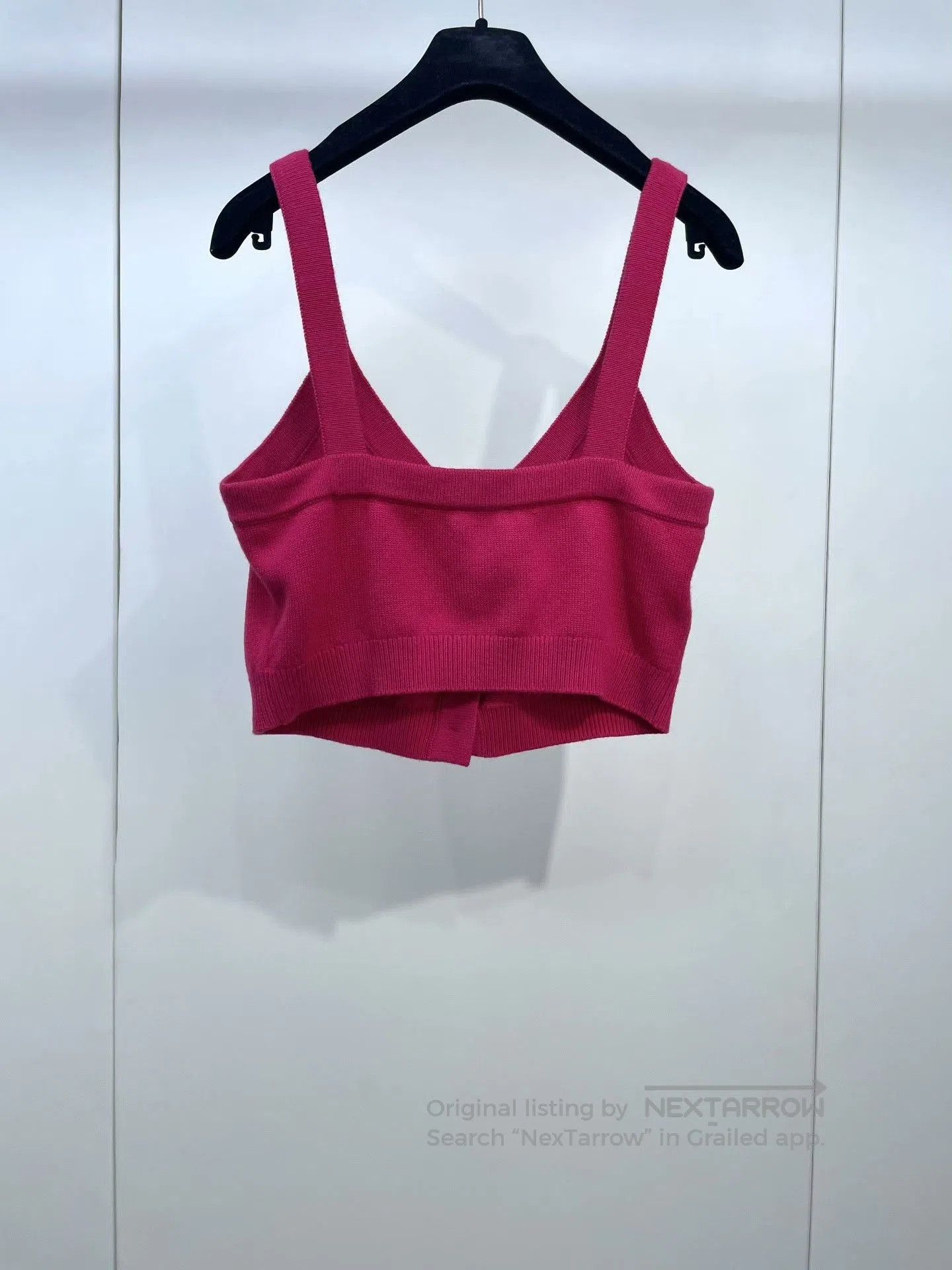 Chanel Chanel 22B Pink Cashmere Knit Vest. Size S / US 4 / IT 40 - 2 Thumbnail
