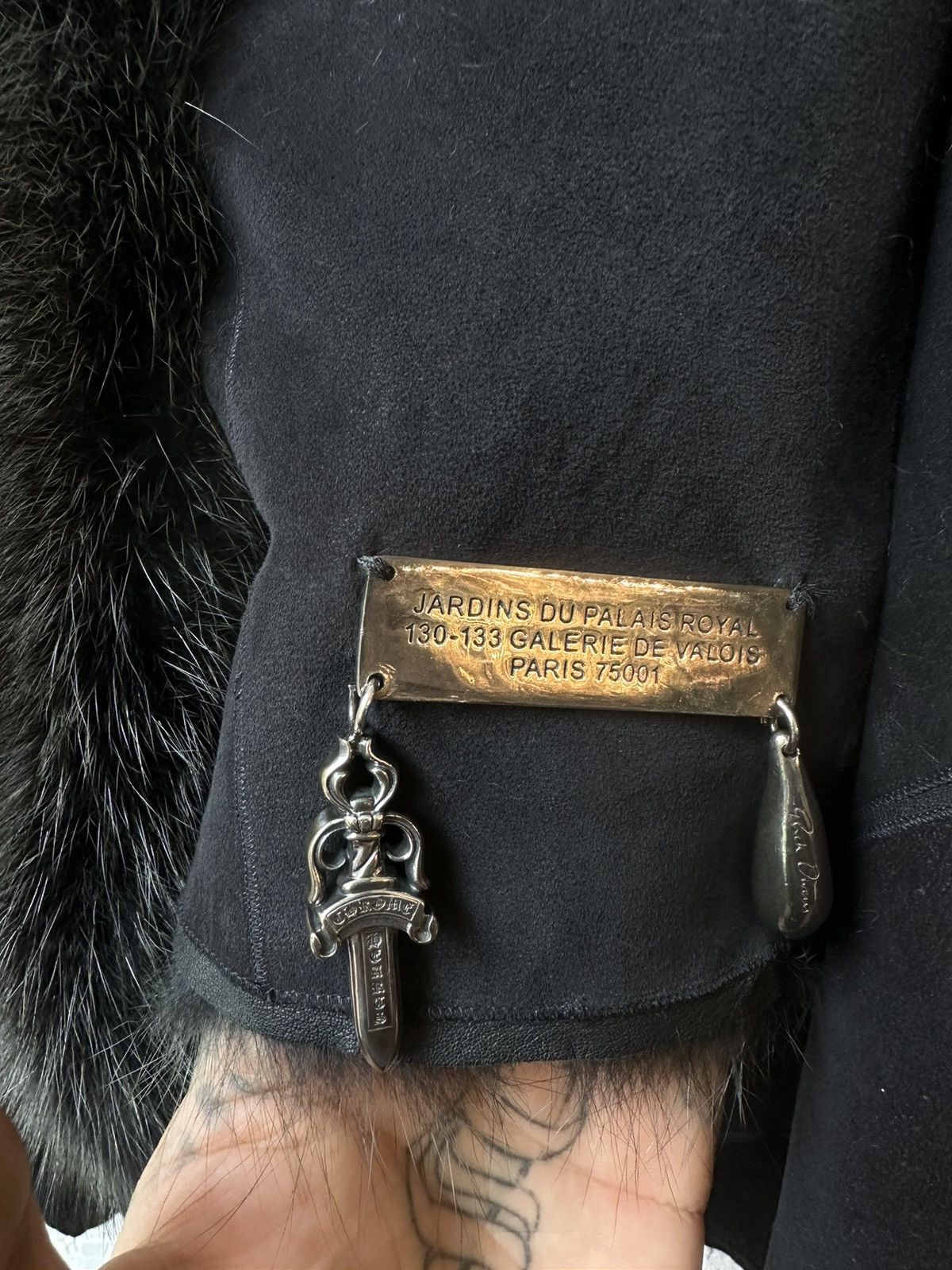 Chrome Hearts 1 of 1 CHROME HEARTS x RICK OWENS FOX FUR JACKET Size S / US 4 / IT 40 - 7 Thumbnail