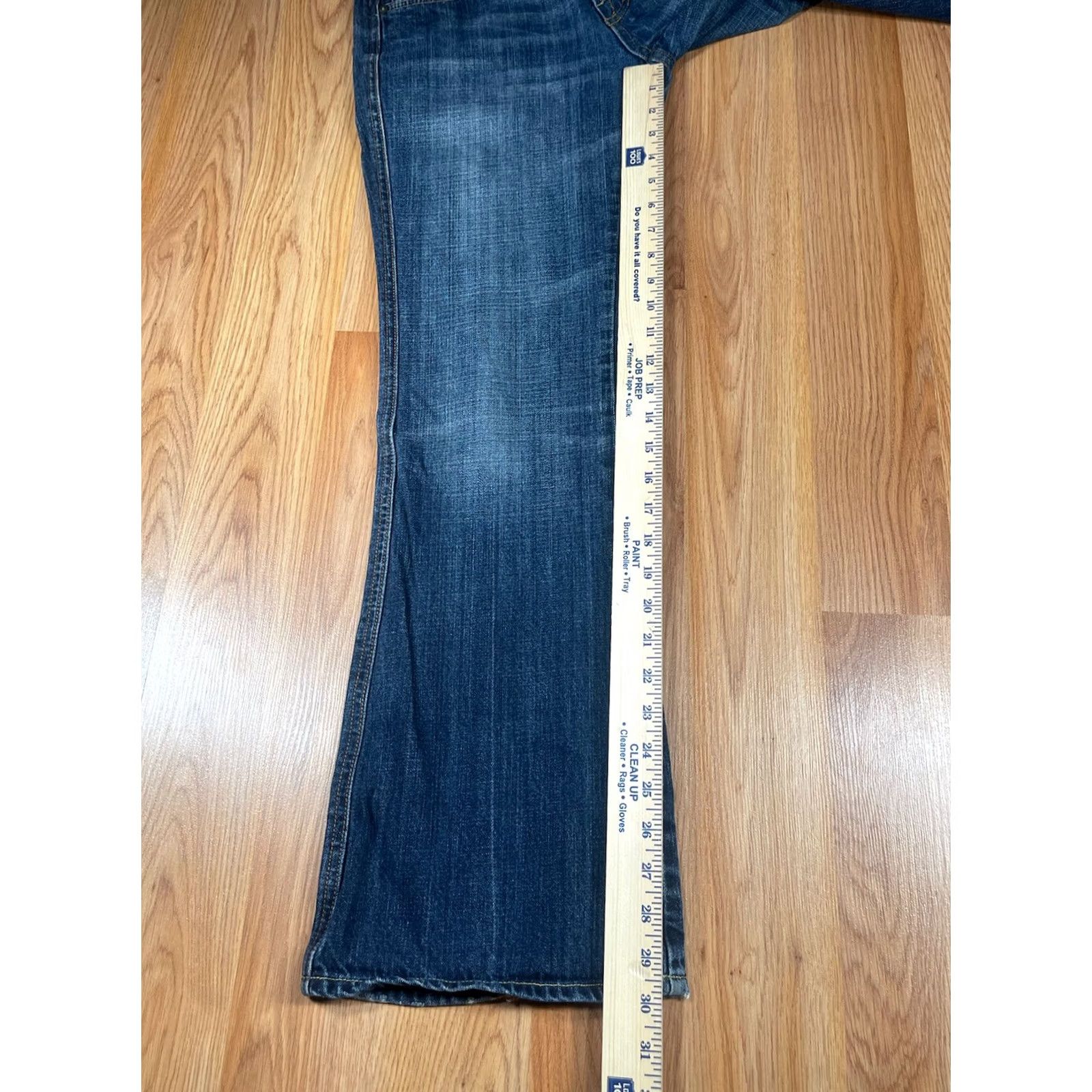 7 For All Mankind 7 For All Mankind A Pocket Bootcut Flat Front Blue Jeans Pants Womens Size 29 Size 29" - 5 Thumbnail