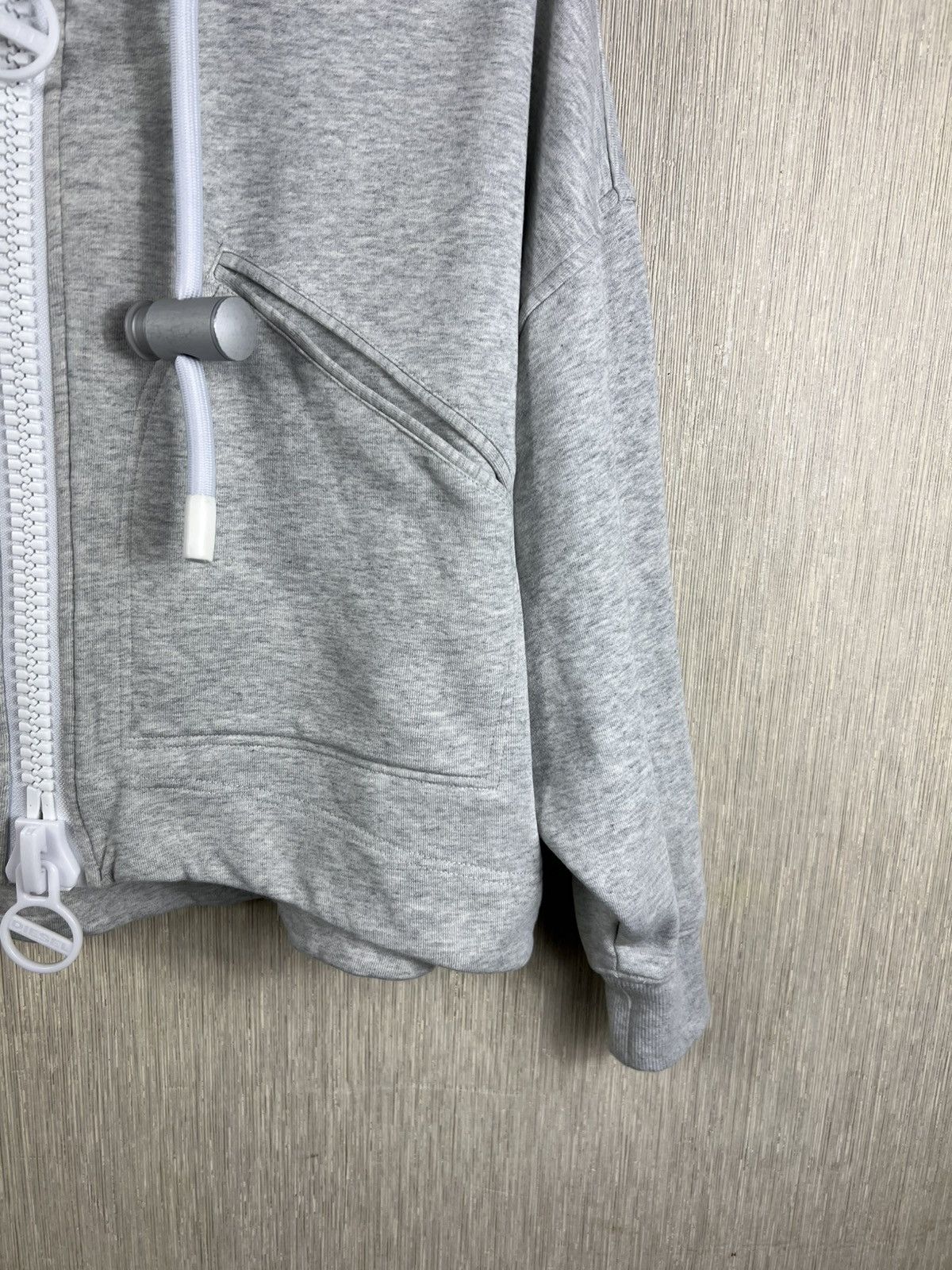 Diesel Diesel F-Croppy-Zip cropped big zip hoodie undersized zipper Size XS / US 0-2 / IT 36-38 - 6 Thumbnail