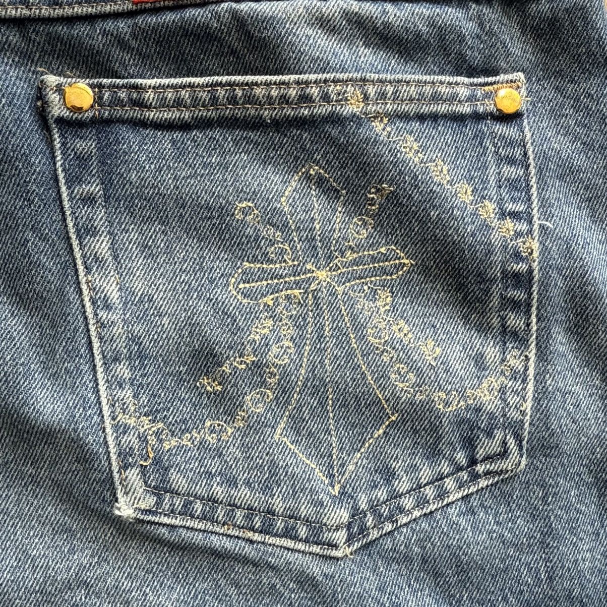 Other Blue baggy jeans with cross design Size US 38 / EU 54 - 6 Thumbnail