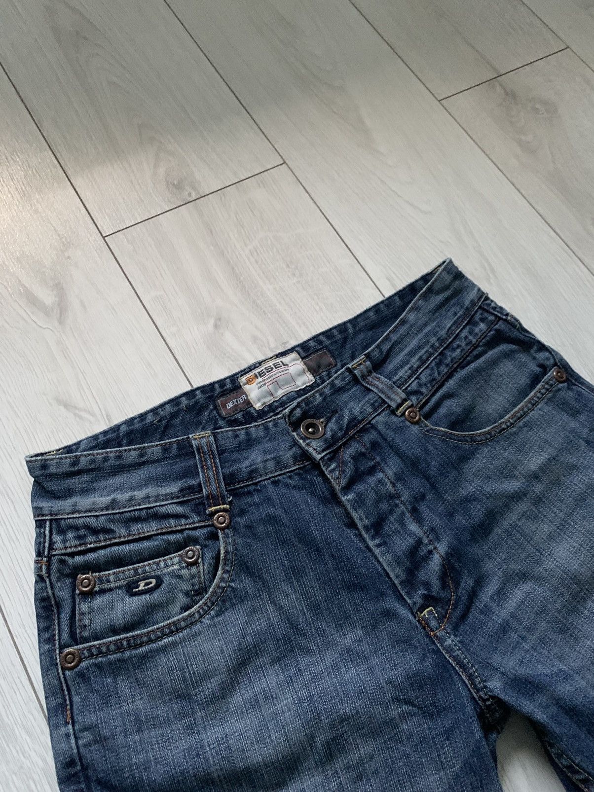 Affliction × Diesel × Vintage Vintage y2k Diesel denim jeans Size US 32 / EU 48 - 2 Thumbnail