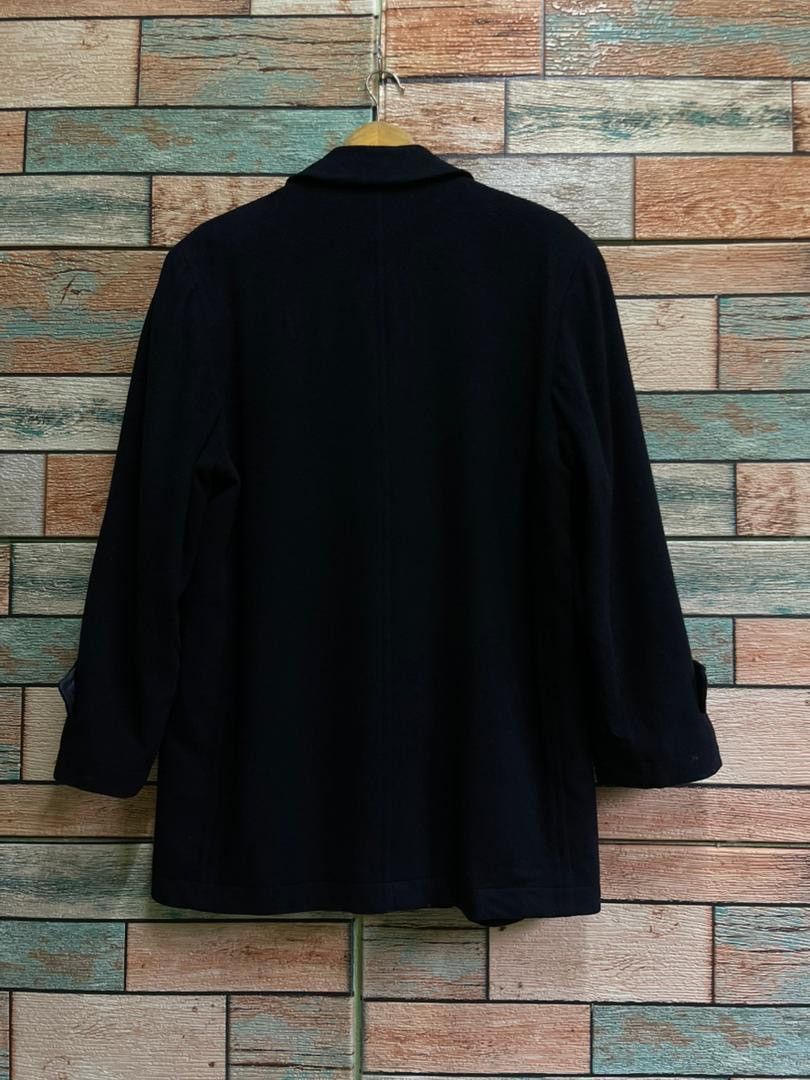 Japanese Brand Longo Pure Cashmere Double Breasted Peacoat Made in Japan Size US M / EU 48-50 / 2 - 2 Thumbnail