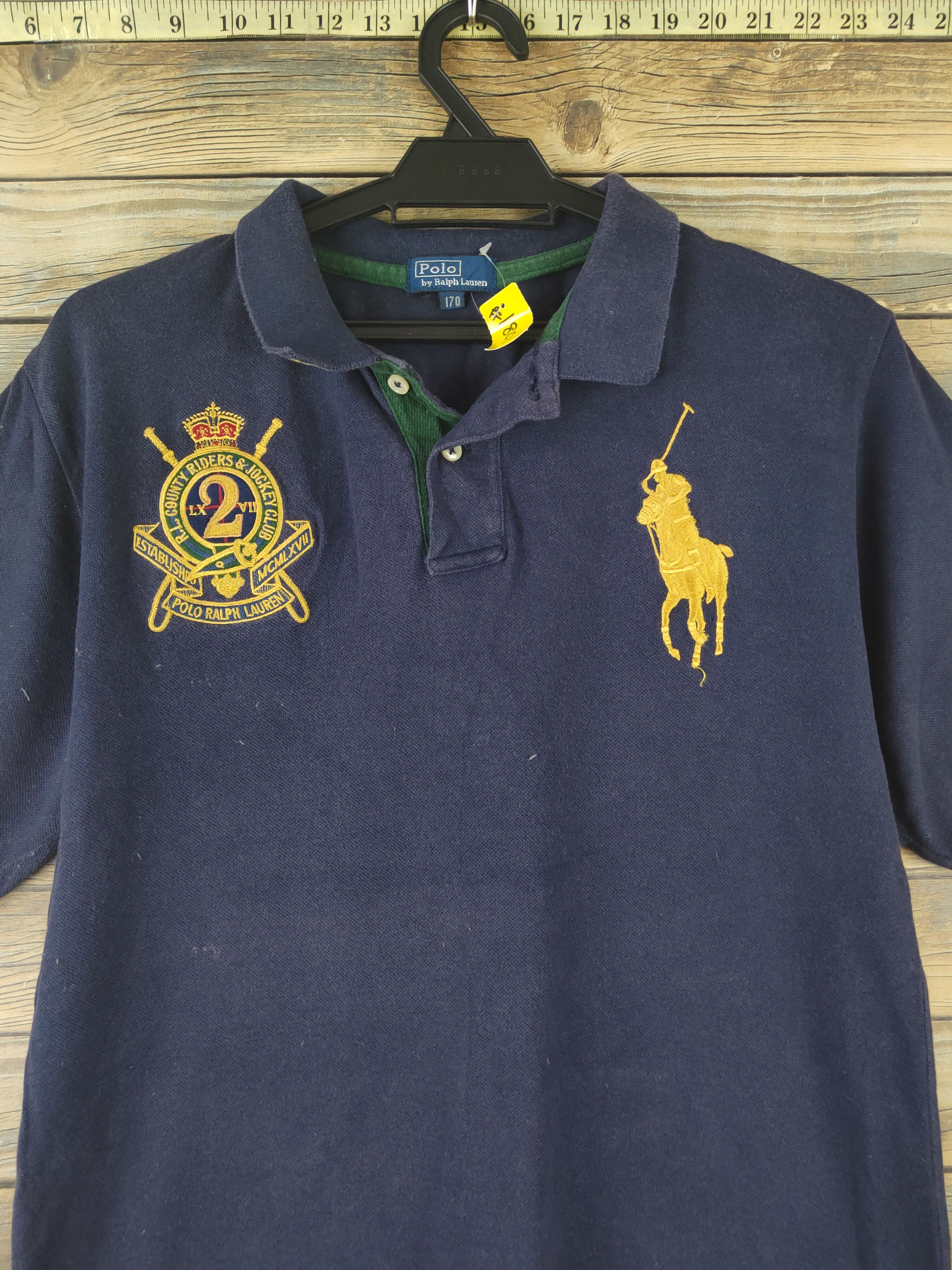 Polo Ralph Lauren DL Polo by Ralph Lauren Navy Polo Shirts #1801 Size US M / EU 48-50 / 2 - 2 Thumbnail