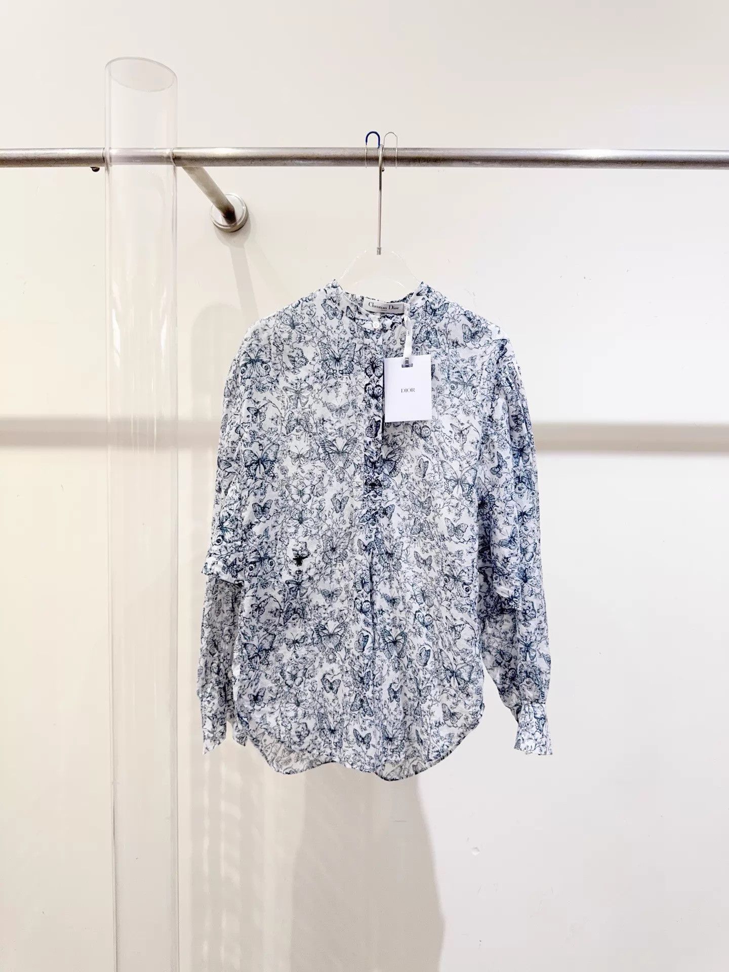 Dior Dior Butterfly Shirt 25 Early Spring F36 Size XS / US 0-2 / IT 36-38 - 1 Thumbnail
