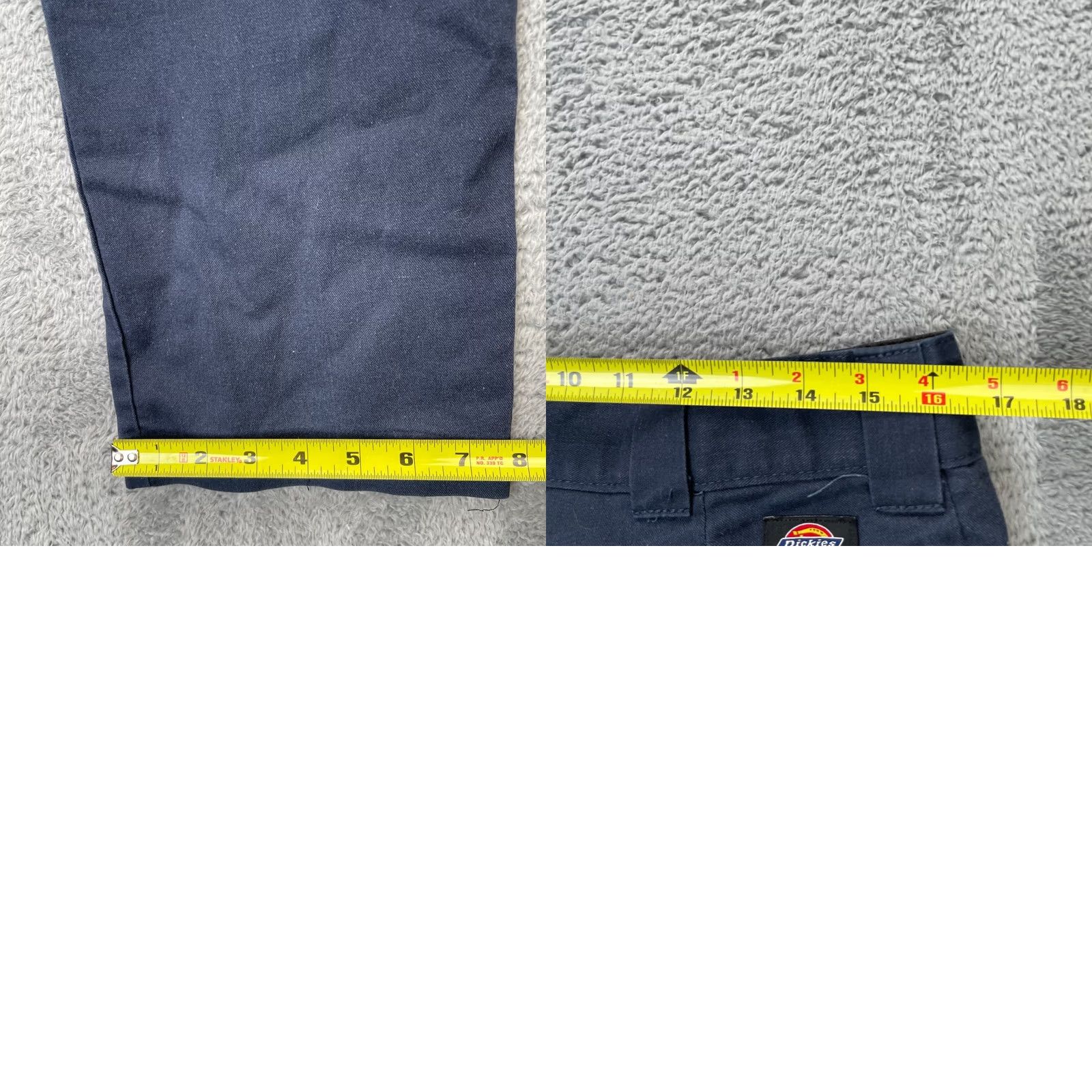 Dickies Dickies 874 Pants Mens Medium Blue Workwear Logo Straight Leg Original Fit Regular Inseam 27 in Dickies 874 Size US 31 - 8 Thumbnail