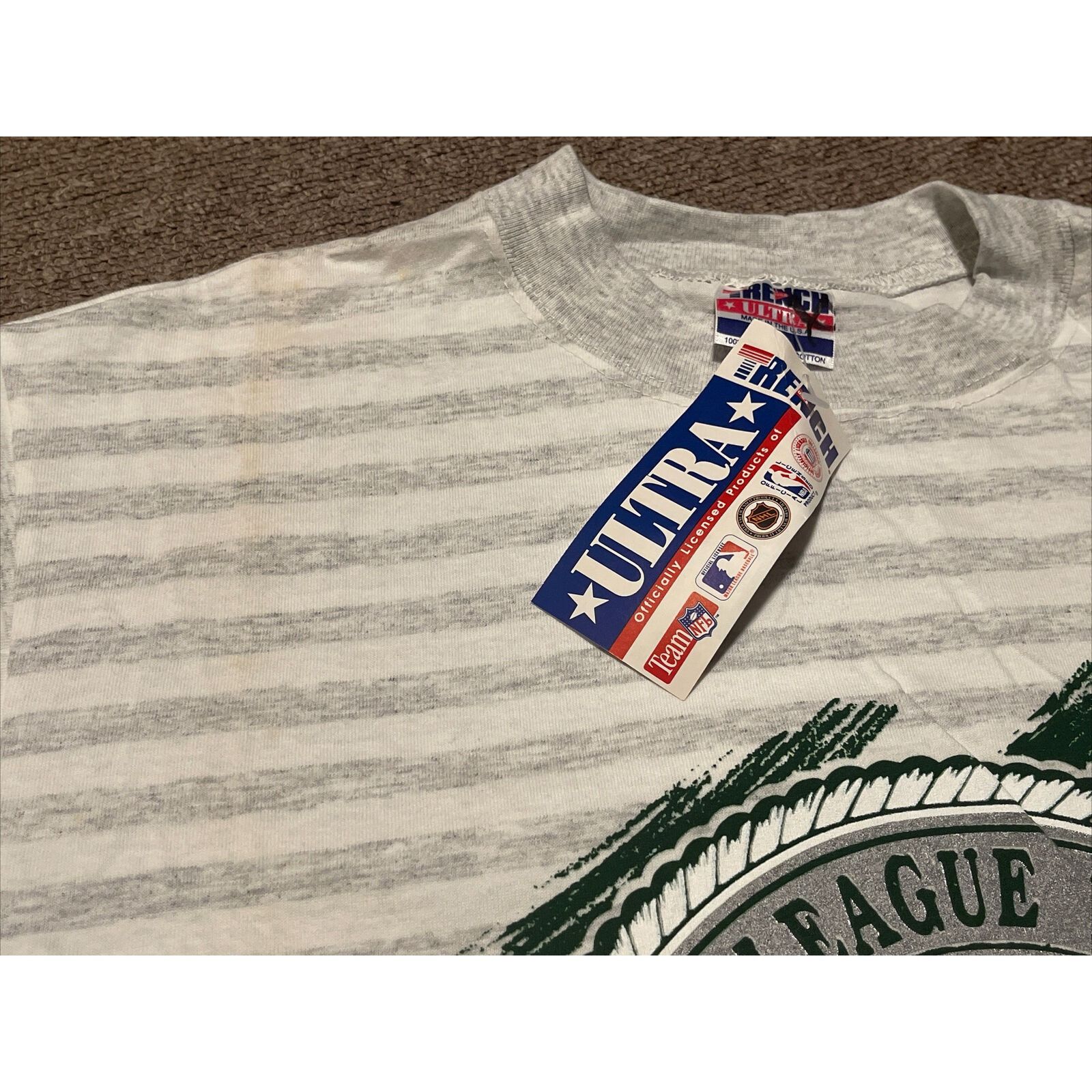 Other Vintage 1991 Large Oakland Athletics A’s Single Stitch Deads Size US L / EU 52-54 / 3 - 7 Thumbnail