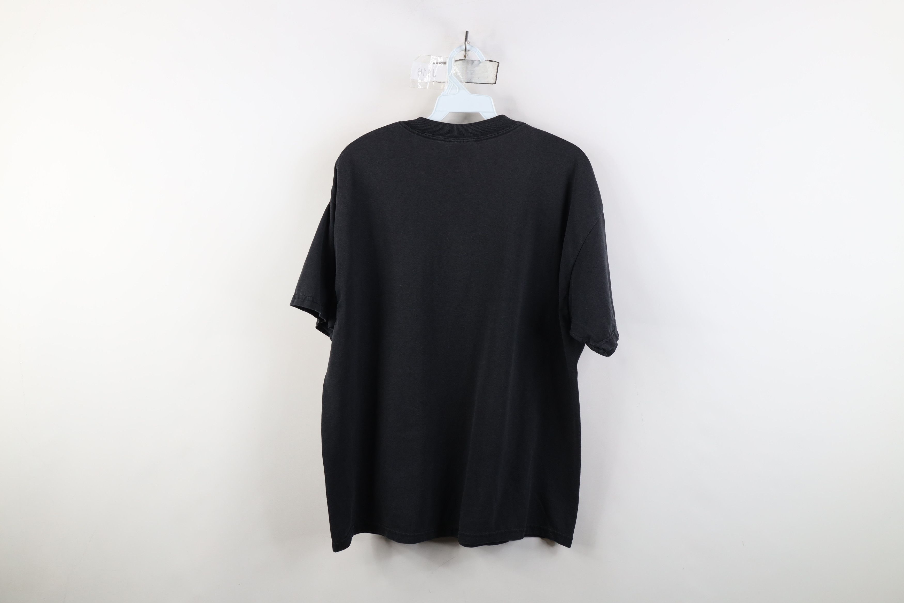 Hanes Vintage 90s Y2K Hanes Heavyweight Short Sleeve T-Shirt Black Size US L / EU 52-54 / 3 - 9 Thumbnail