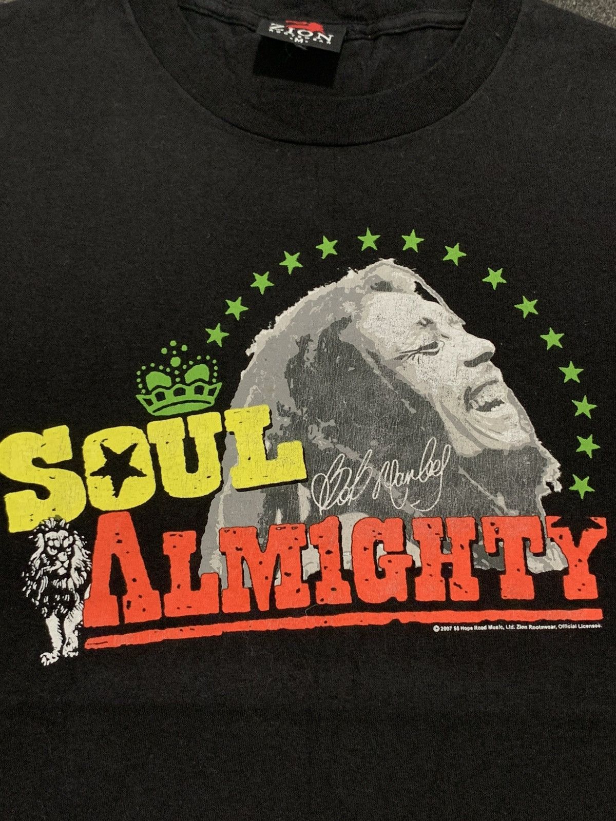 Zion Rootswear Vintage Soul Almighty Bob Marley Tshirt Size US M / EU 48-50 / 2 - 6 Thumbnail