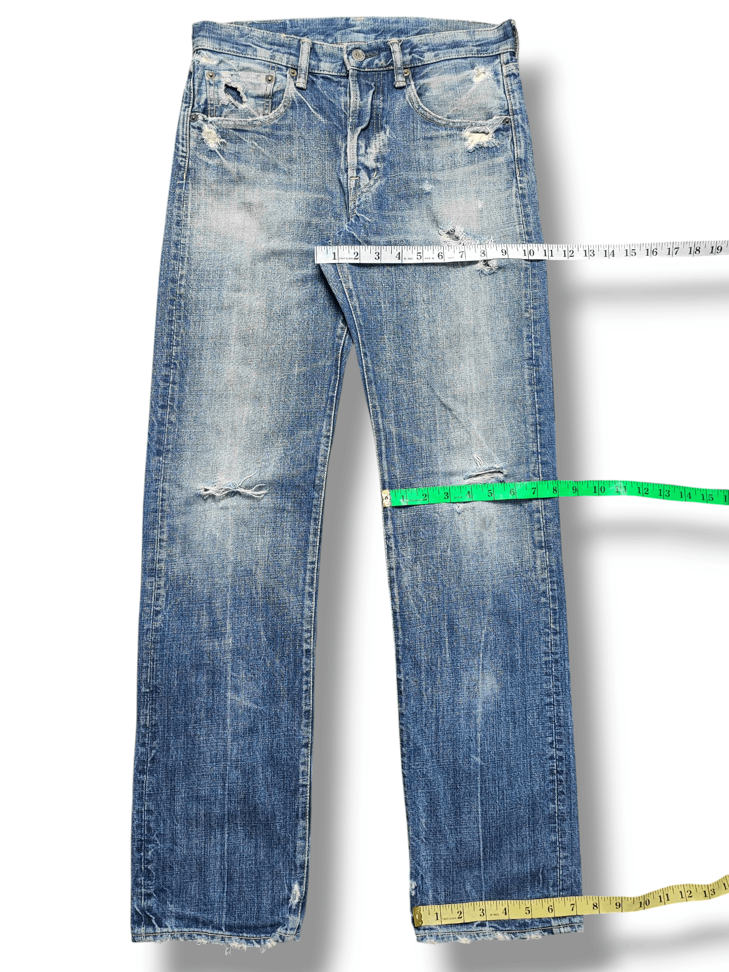 Spellbound Vintage 90s Spellbound Domingo Mudwash Distressed Denim Size US 32 / EU 48 - 4 Thumbnail