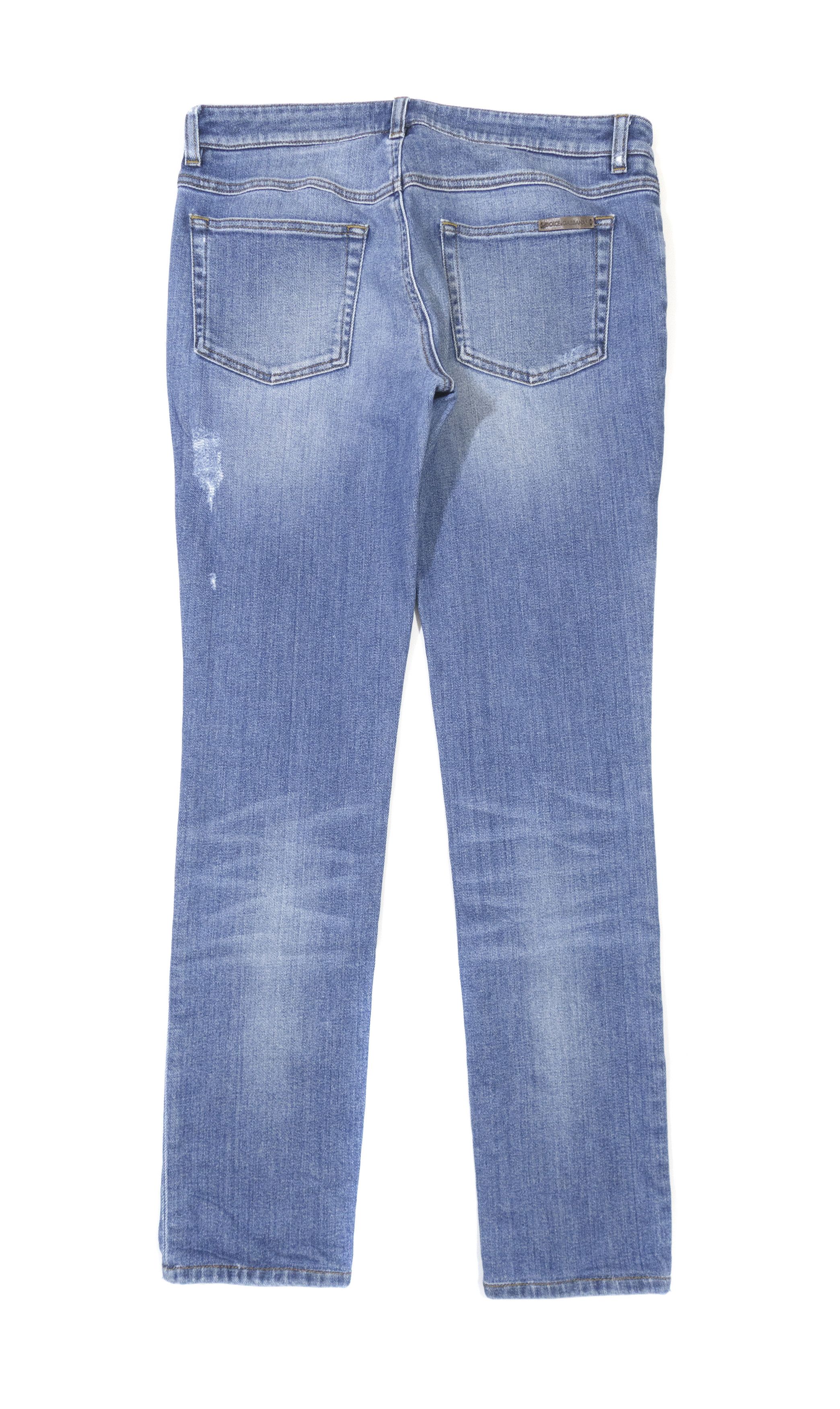 Dolce & Gabbana Distressed Jeans Size 28" / US 6 / IT 42 - 2 Thumbnail