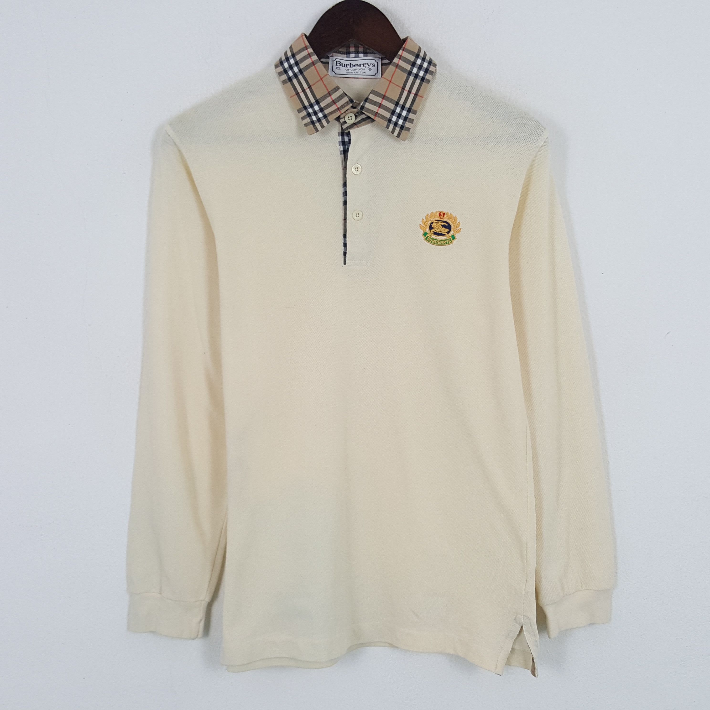 Burberry × Vintage Vintage Burberry London Nova Check Polos Shirt Size US XS / EU 42 / 0 - 1 Thumbnail
