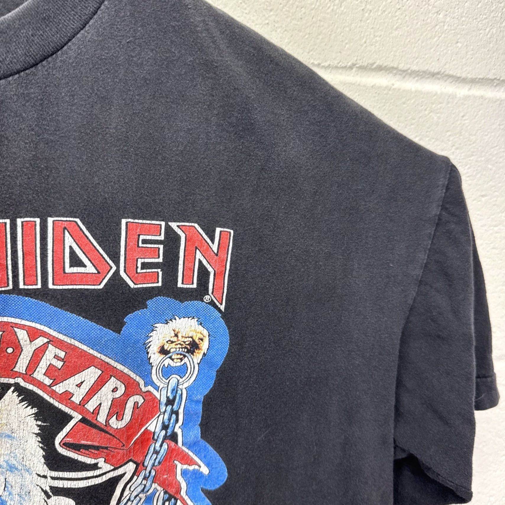 Vintage VINTAGE Iron Maiden 1990s T Shirt Men Large Rock Band 90s Graphic Print Size US L / EU 52-54 / 3 - 5 Thumbnail