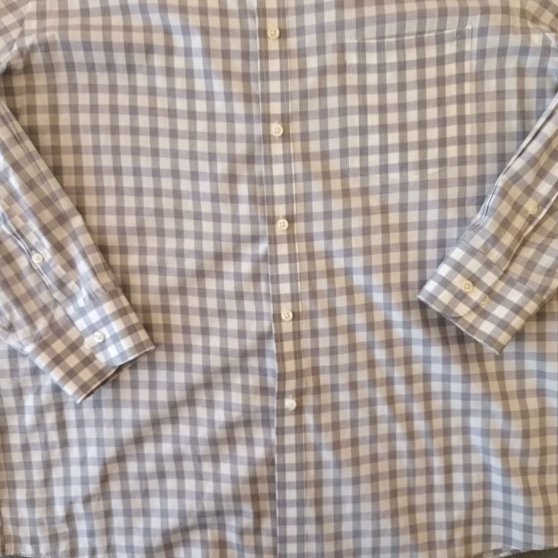 Van Heusen Van Heusen Shirt Mens 16.5 Purple Plaid Long Sleeve Button Up Classic Fit - Vintage Size US XL / EU 56 / 4 - 4 Thumbnail