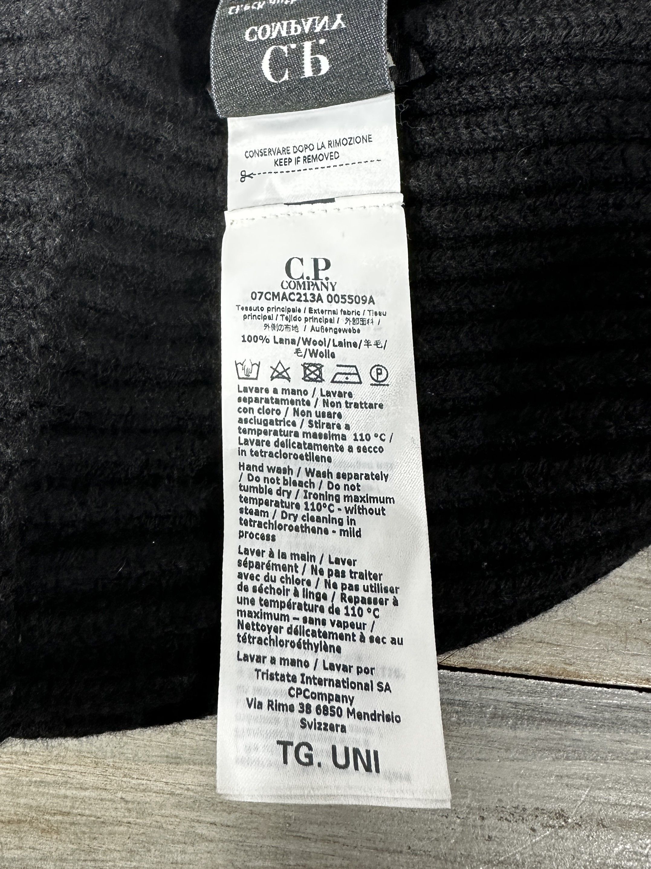 C.P. Company C.P. COMPANY Goggle Lens Wool Knitted BEANIE Hat MadeinItaly Size ONE SIZE - 15 Thumbnail