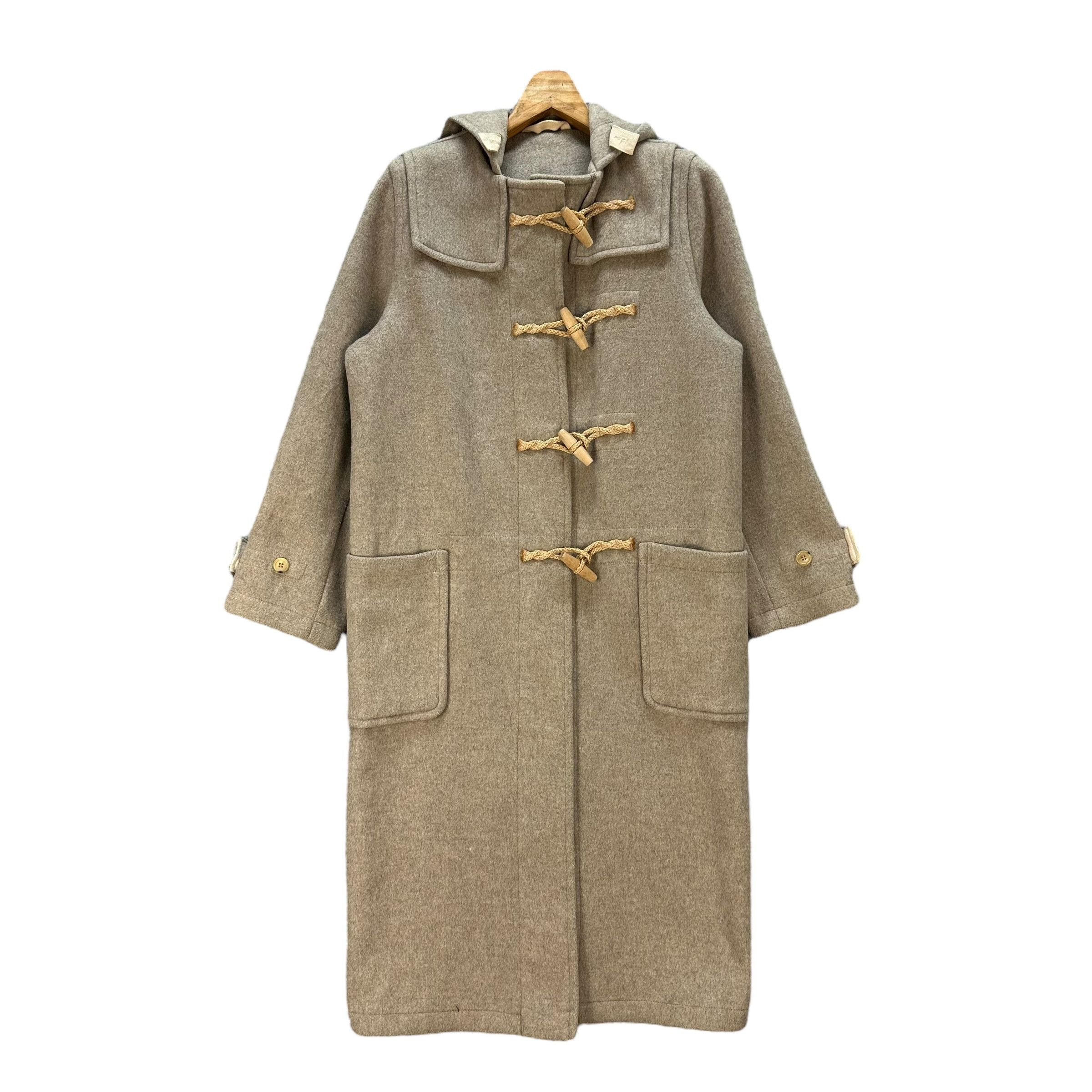 Margaret Howell MARGARET HOWELL 240 Hooded Long Coat Duffle Coat #A79-1909 Size L / US 10 / IT 46 - 1 Thumbnail