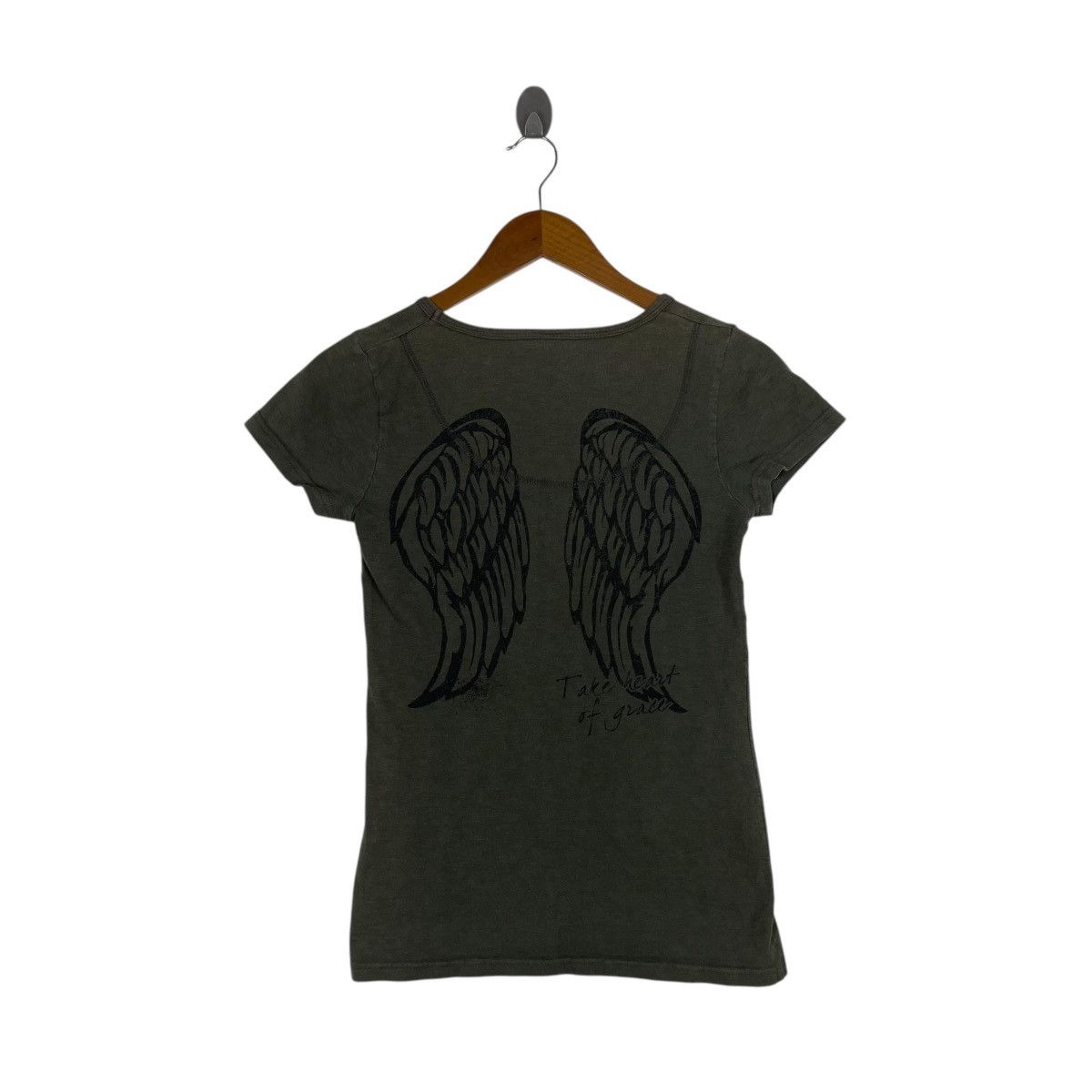 Vintage Virgirl Japan Skull Angel Tee Shirt Size L / US 10 / IT 46 - 4 Thumbnail