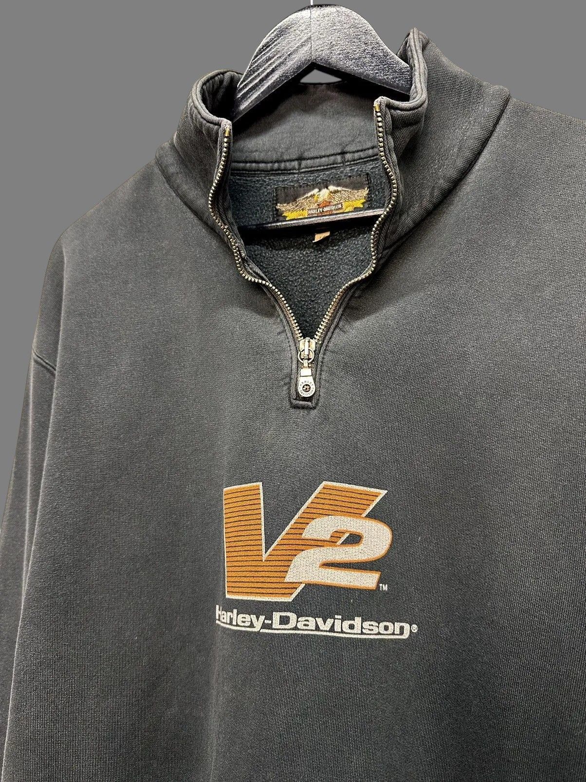 Indian Motorcycle Vintage Harley Davidson Y2K Black Quarter Zip Sweatshirt L Size US L / EU 52-54 / 3 - 4 Thumbnail