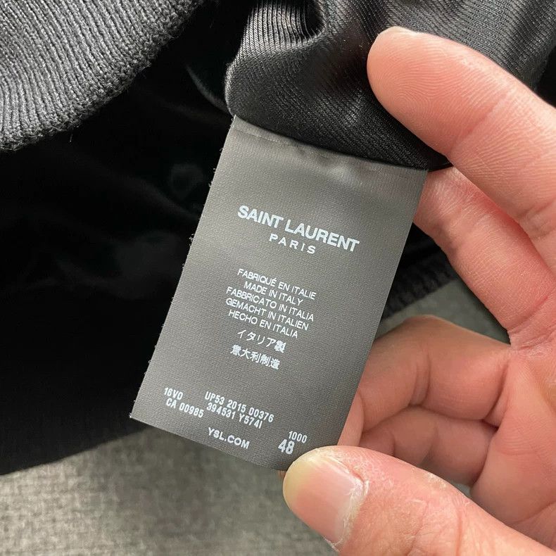Saint Laurent Paris Saint Laurent Black glossy jacket 2504-Nextarrow Size US M / EU 48-50 / 2 - 4 Thumbnail