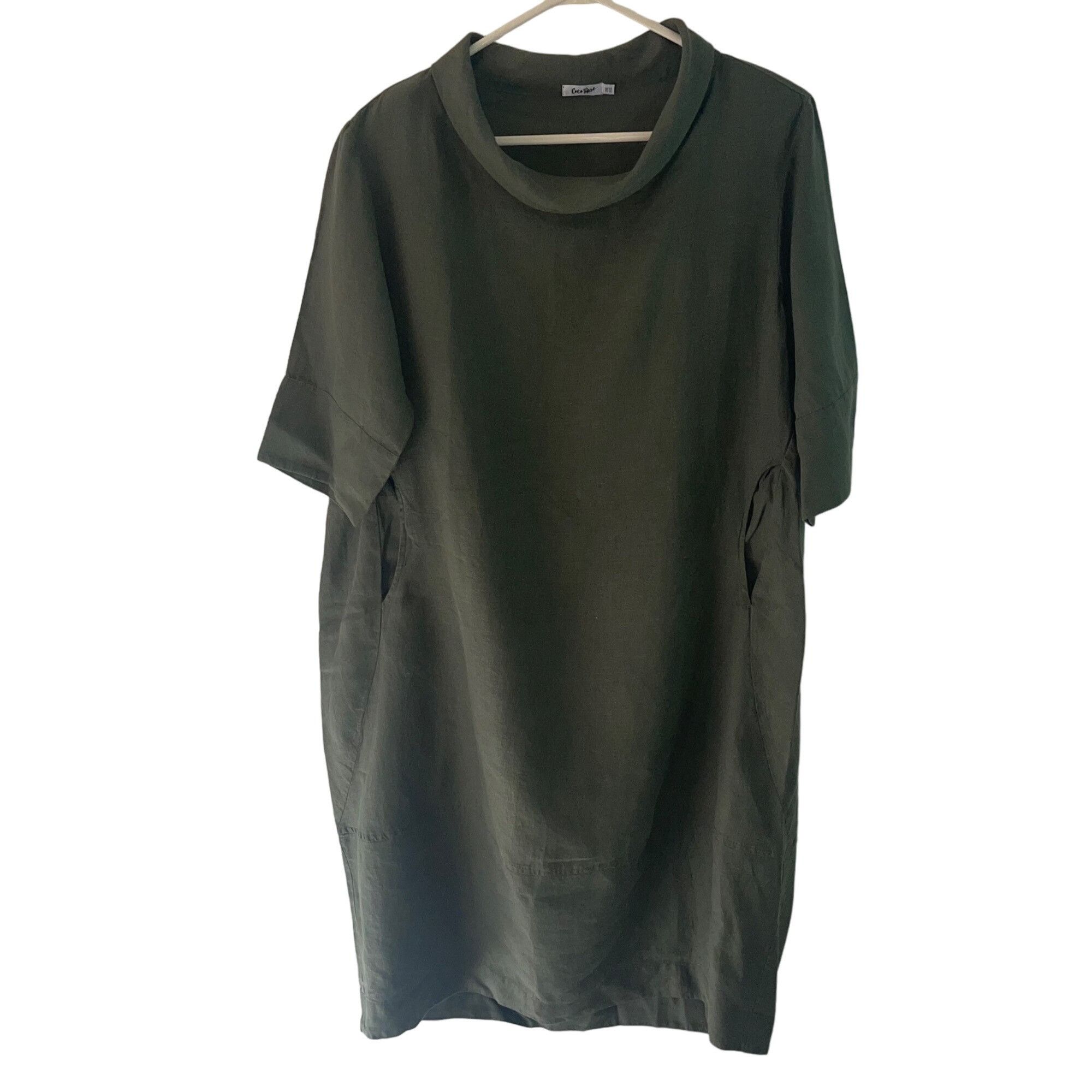Coco Rose Womens Dress One Size Green Lagenlook
