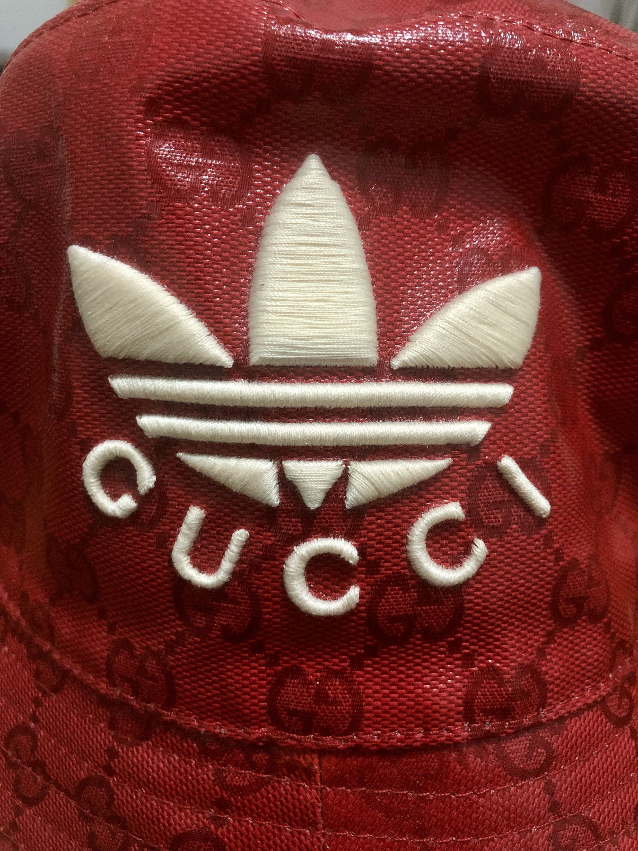 Adidas × Gucci Gucci x Adidas GG Canvas Bucket Hat Size ONE SIZE - 2 Thumbnail