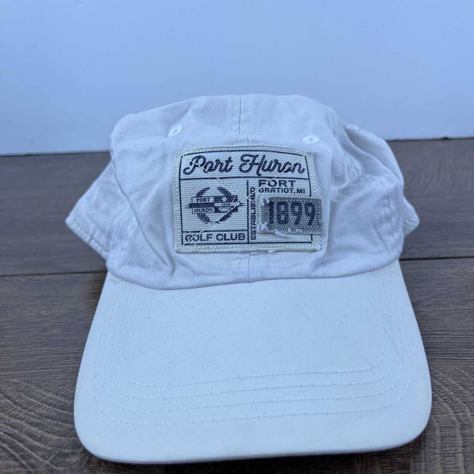 Other Port Huron Hat Fort Gratiot Michigan White Hat Adjustable Wh Size ONE SIZE - 1 Thumbnail