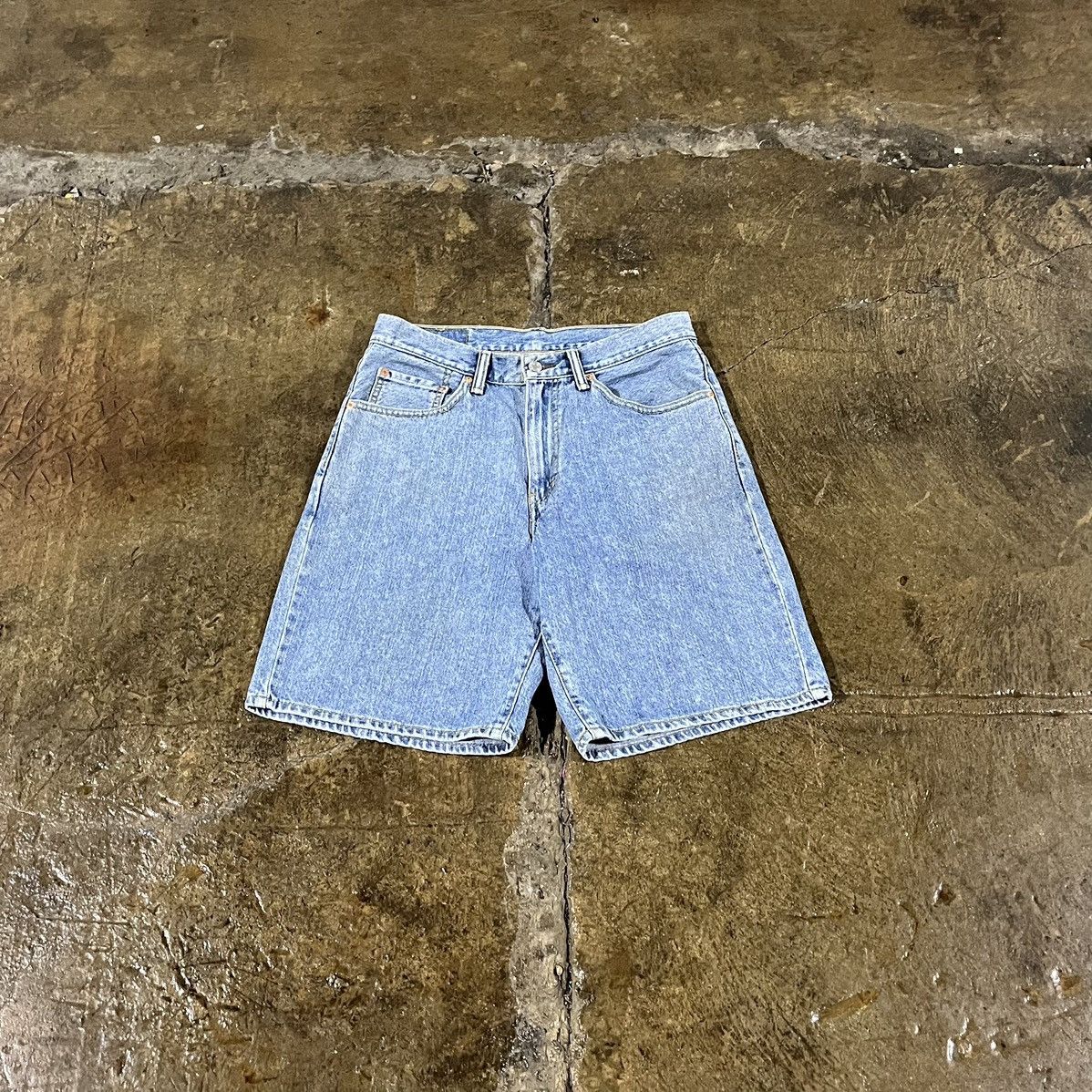 Levi's × Vintage Crazy Vintage Y2K Levi's 550 Jorts Essential Skater Shorts Size US 32 / EU 48 - 2 Thumbnail