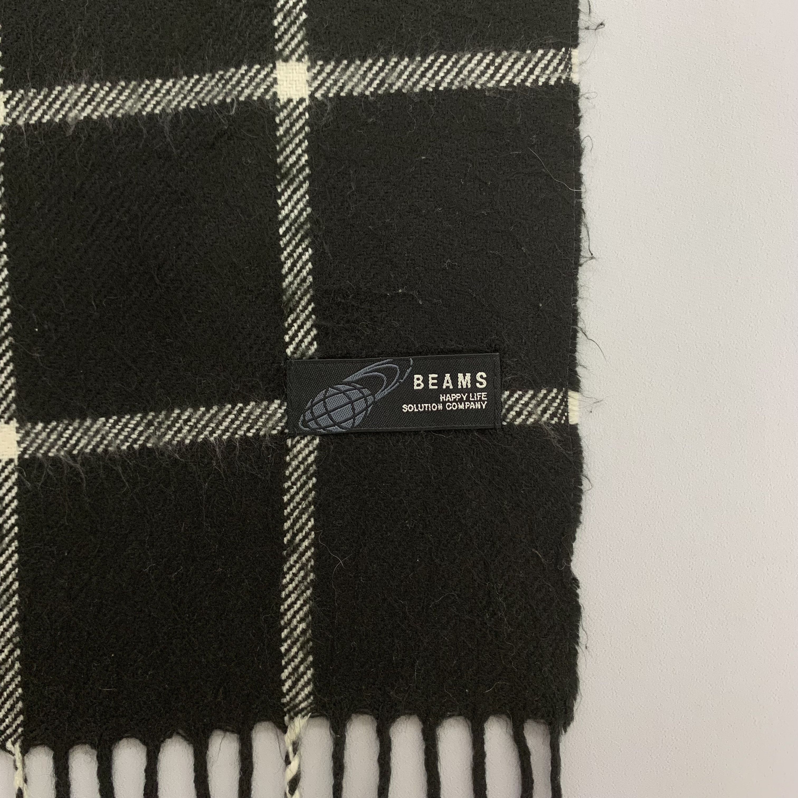 Beams Japan Beams Scarf Wool Muffler Neck Wrap TB1035 Size ONE SIZE - 5 Thumbnail