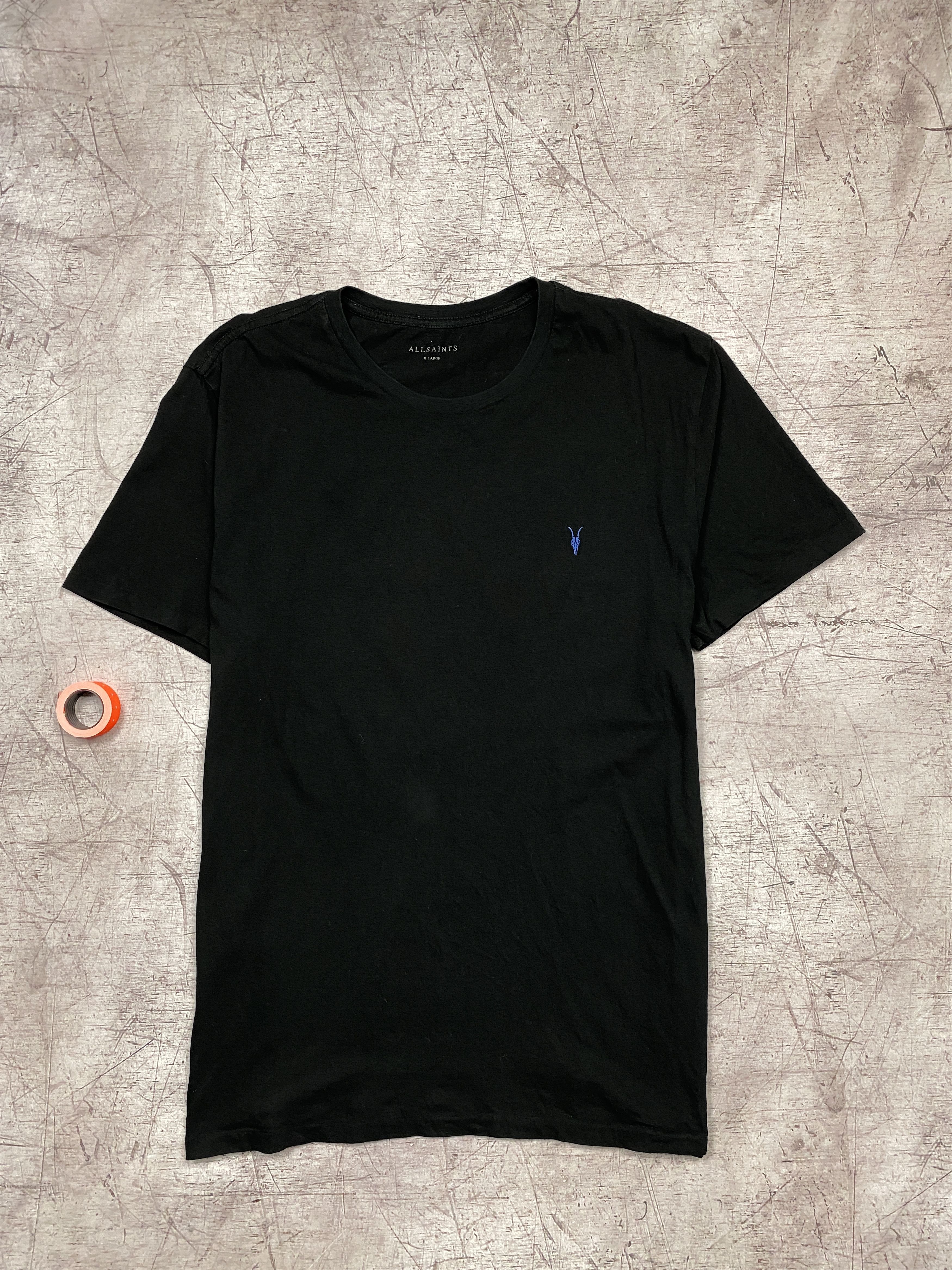 Allsaints × Vintage Allsaints Vintage Mens Tubular Crew Neck T-Shirt Size US XL / EU 56 / 4 - 1 Thumbnail