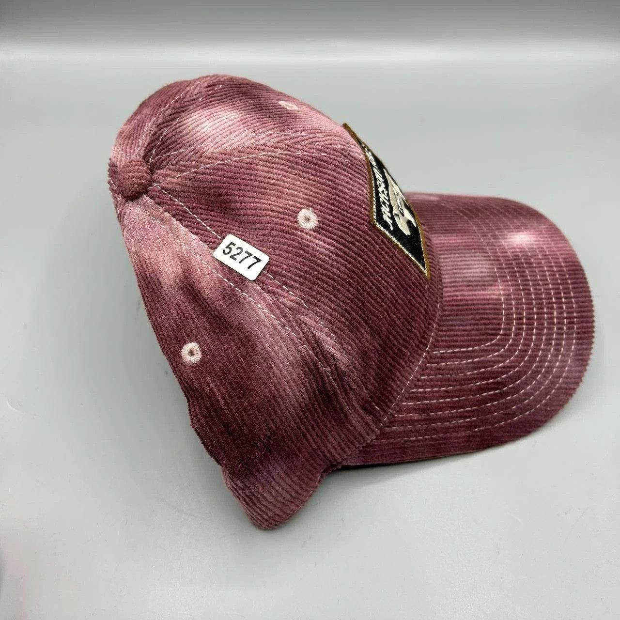 The Game Jackson Hole Hat Men Red Corduroy Embroidered Strap Back Size ONE SIZE - 7 Thumbnail