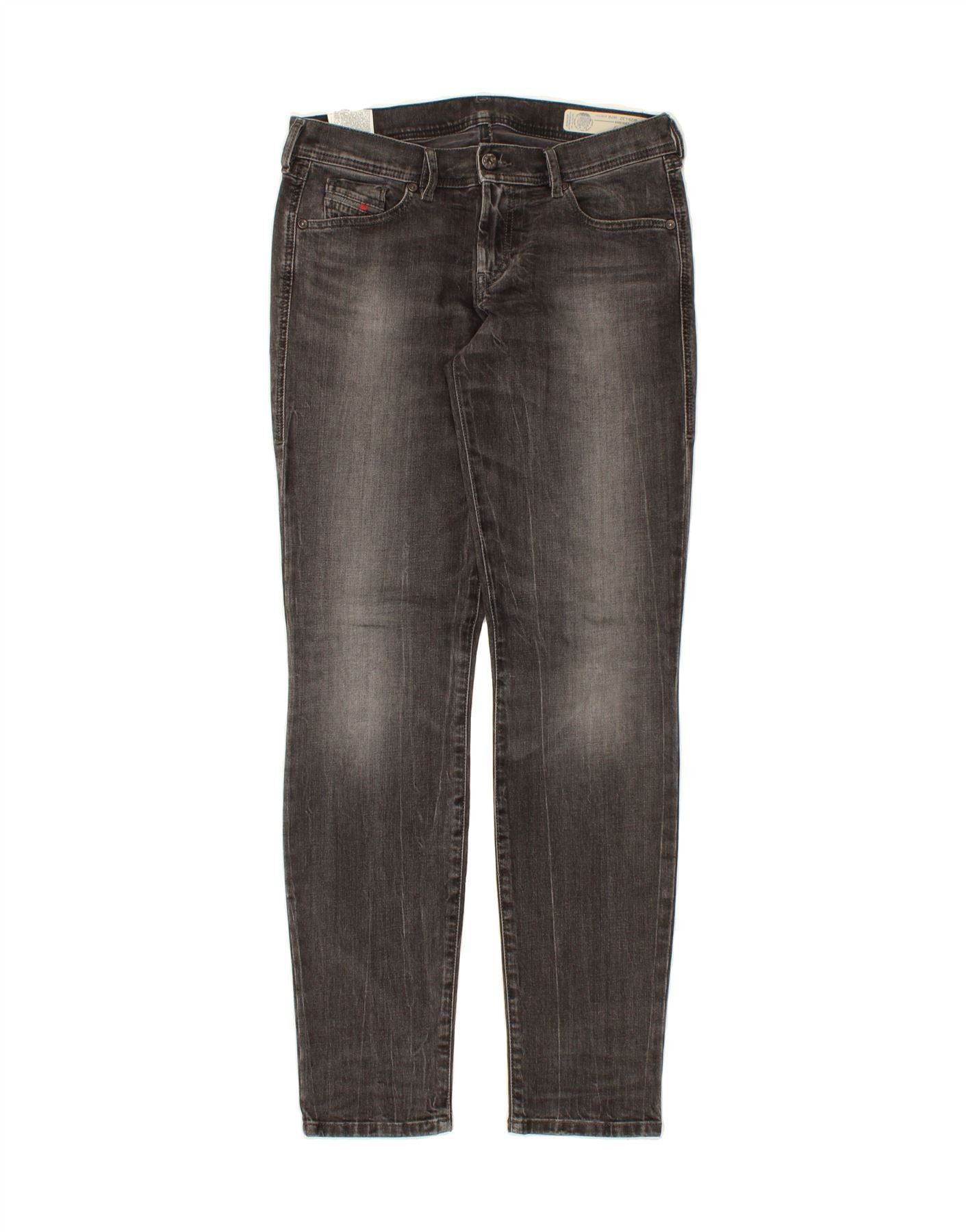 Diesel Womens Francy Low Waist Relaxed Fit Skinny Jeans W29 L312 Gr Size 42" / US 20 - 1 Thumbnail