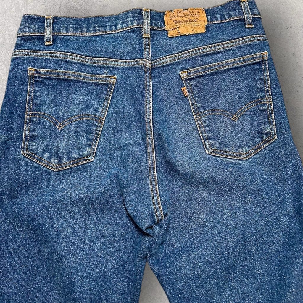 Levi's Vintage 1990s Levis 517 Jeans Orange Label 38x32 Size US 38 / EU 54 - 3 Thumbnail