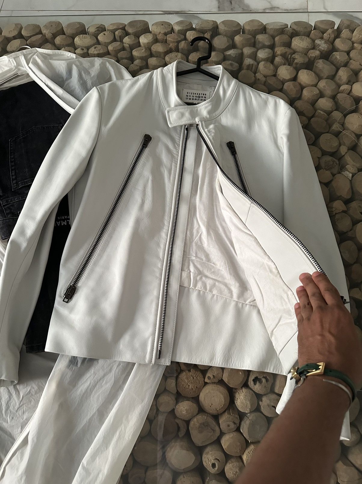 Maison Margiela Maison Margiela 2011 5 zip biker jacket Size US S / EU 44-46 / 1 - 4 Thumbnail