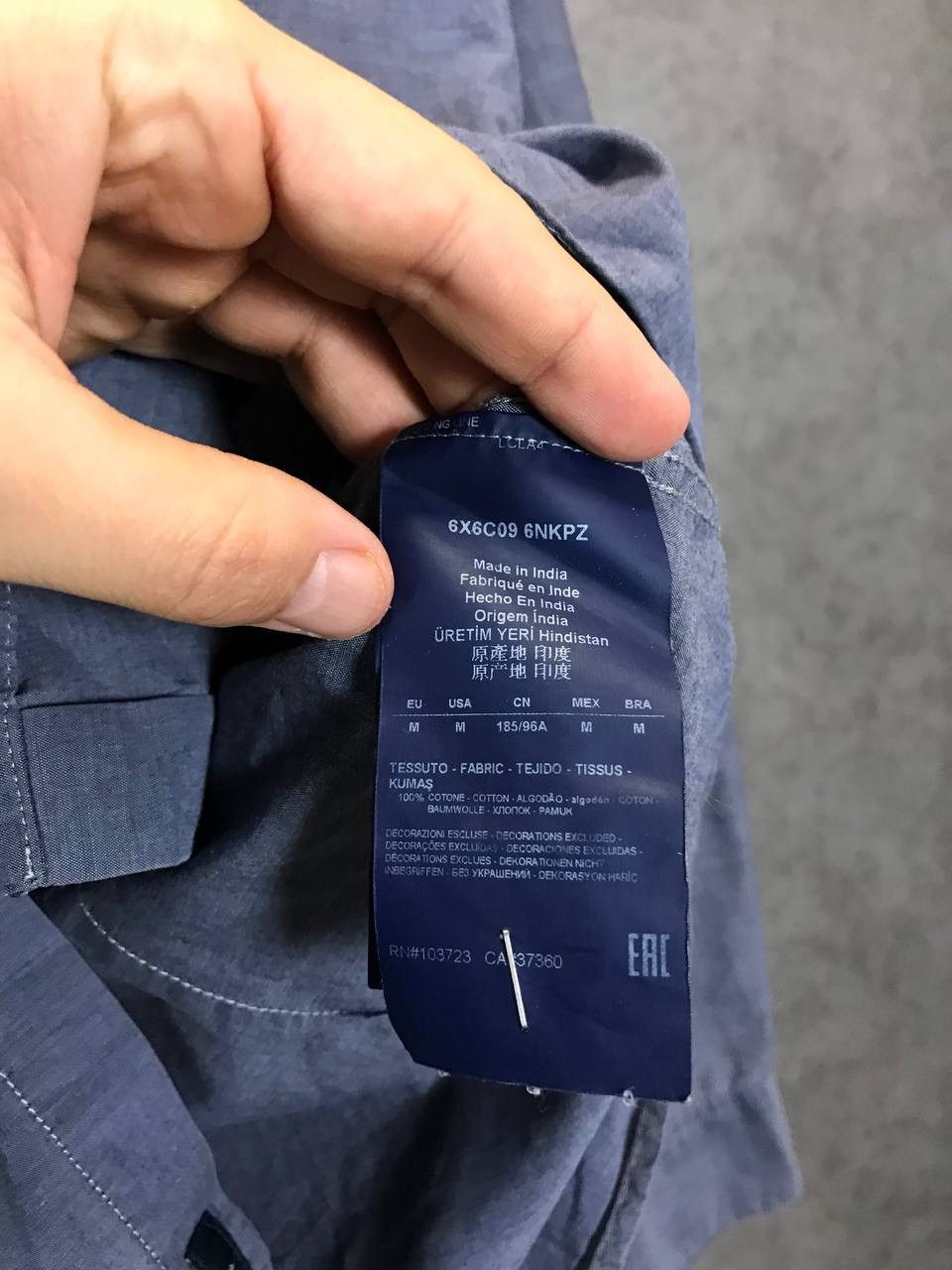 Armani Armani Jeans logo designer shirt Size US M / EU 48-50 / 2 - 6 Thumbnail